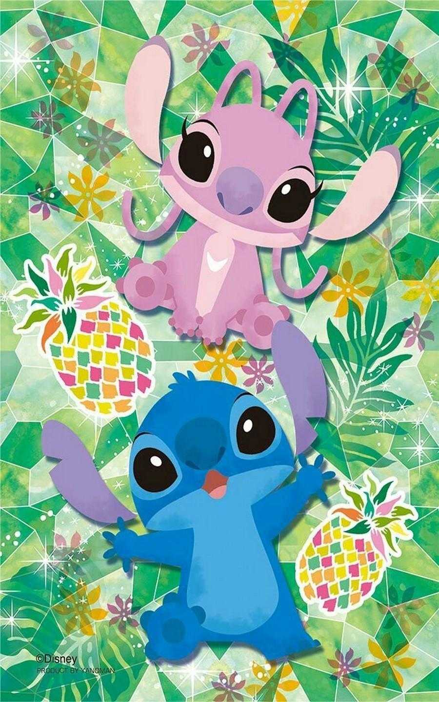 900x1440 Green Stitch And Angel Wallpaper
