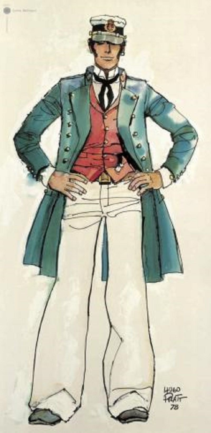 800x1640 Hugo PRATT Maltese 40 years old