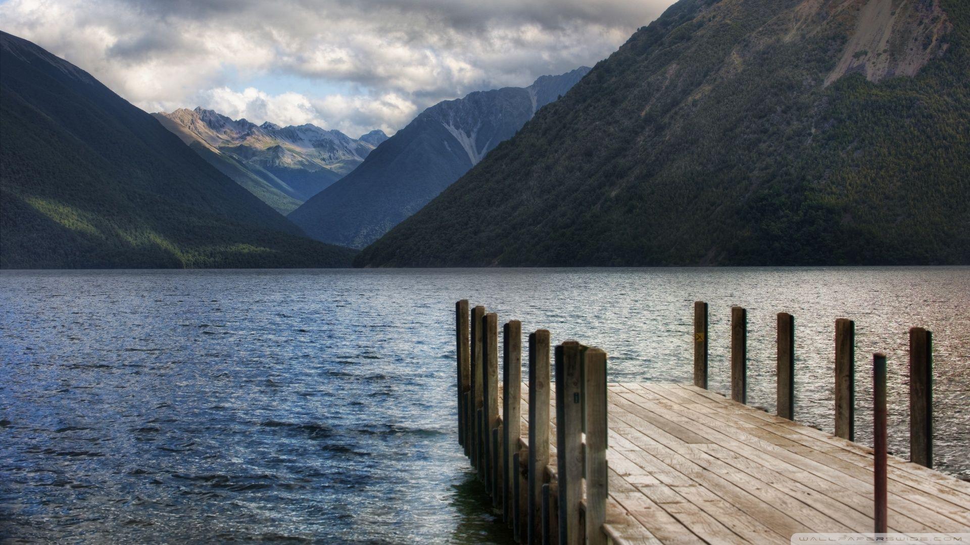 1920x1080 Lake In New Zealand Wallpaper