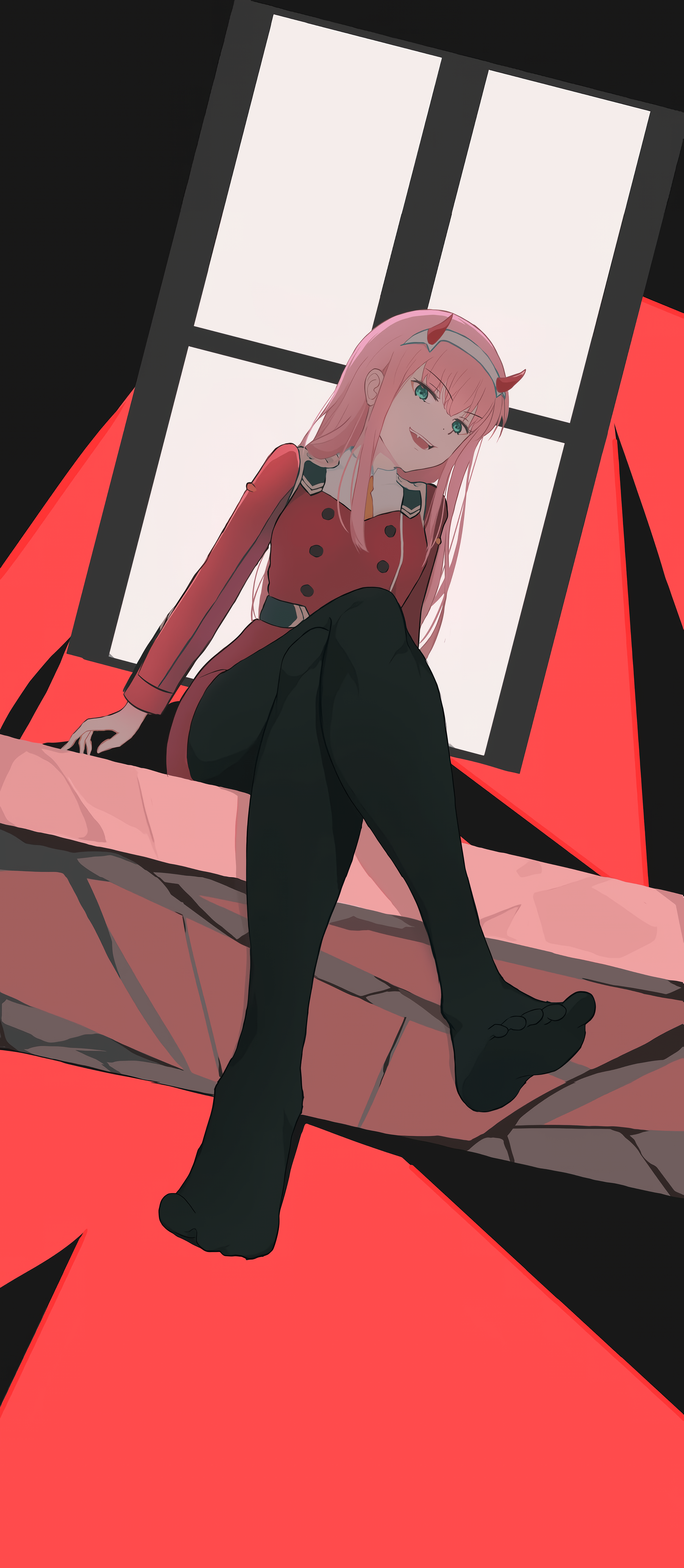 2880x6600 Zero Two by クギKugi