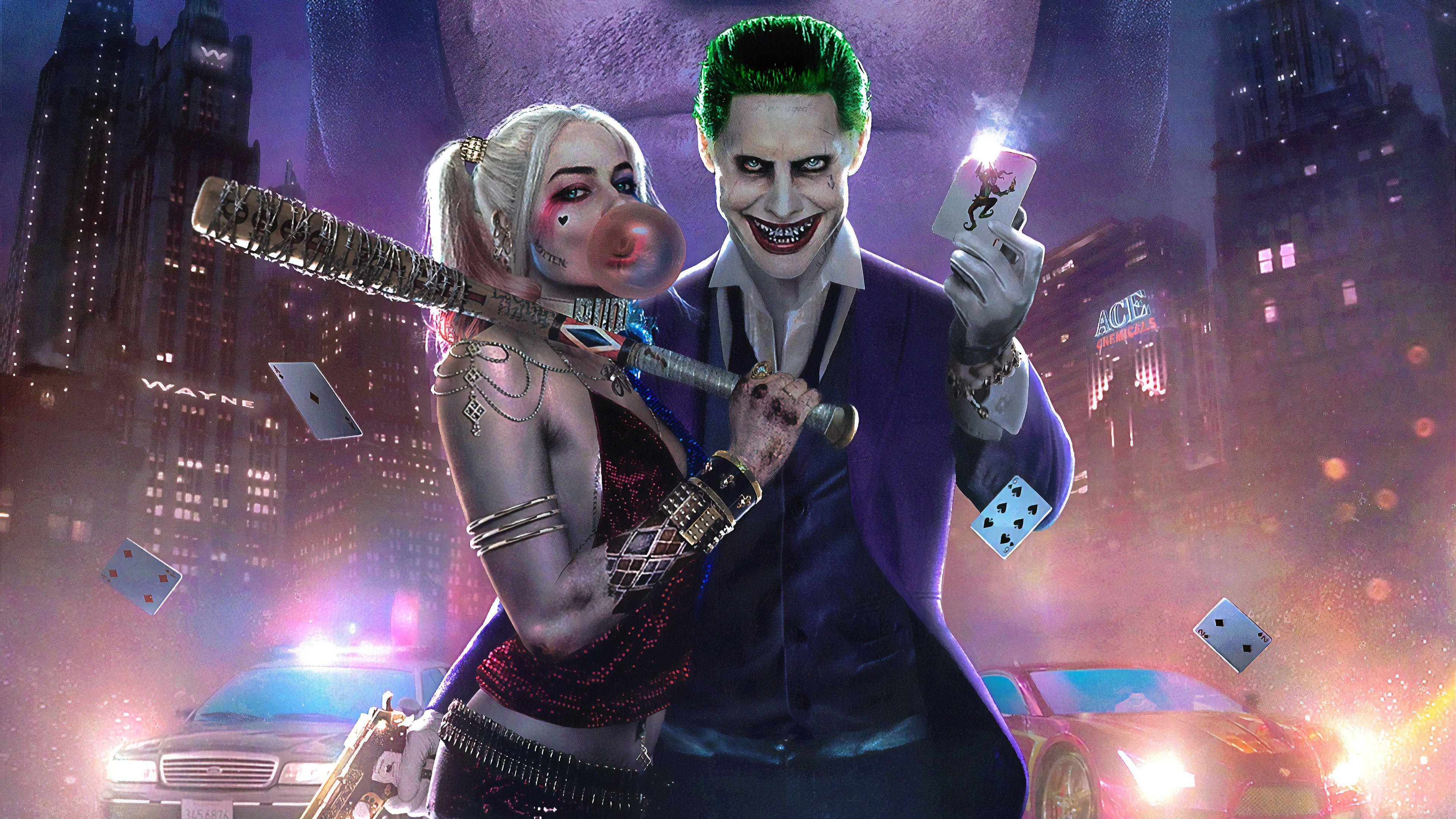 Joker With Harley Quinn Hd Wallpaper - emsekflol.com