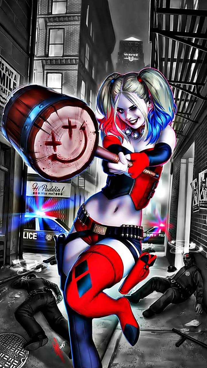 720x1280 harley quinn joker Wallpaper