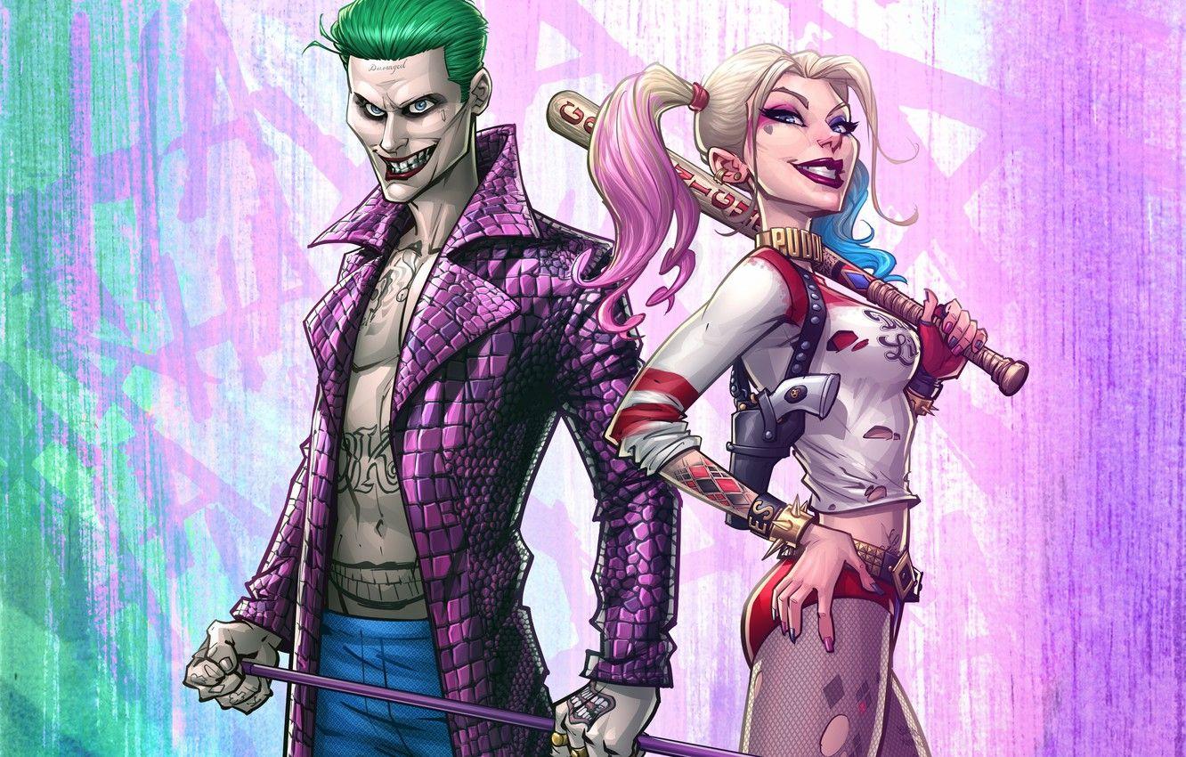 Anime Joker and Harley Quinn Wallpapers - Top Free Anime Joker and ...