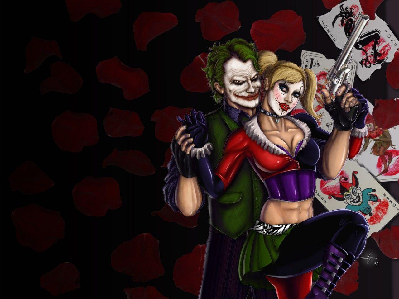 1280x960 Harley Quinn And Joker Wallpaper HD :