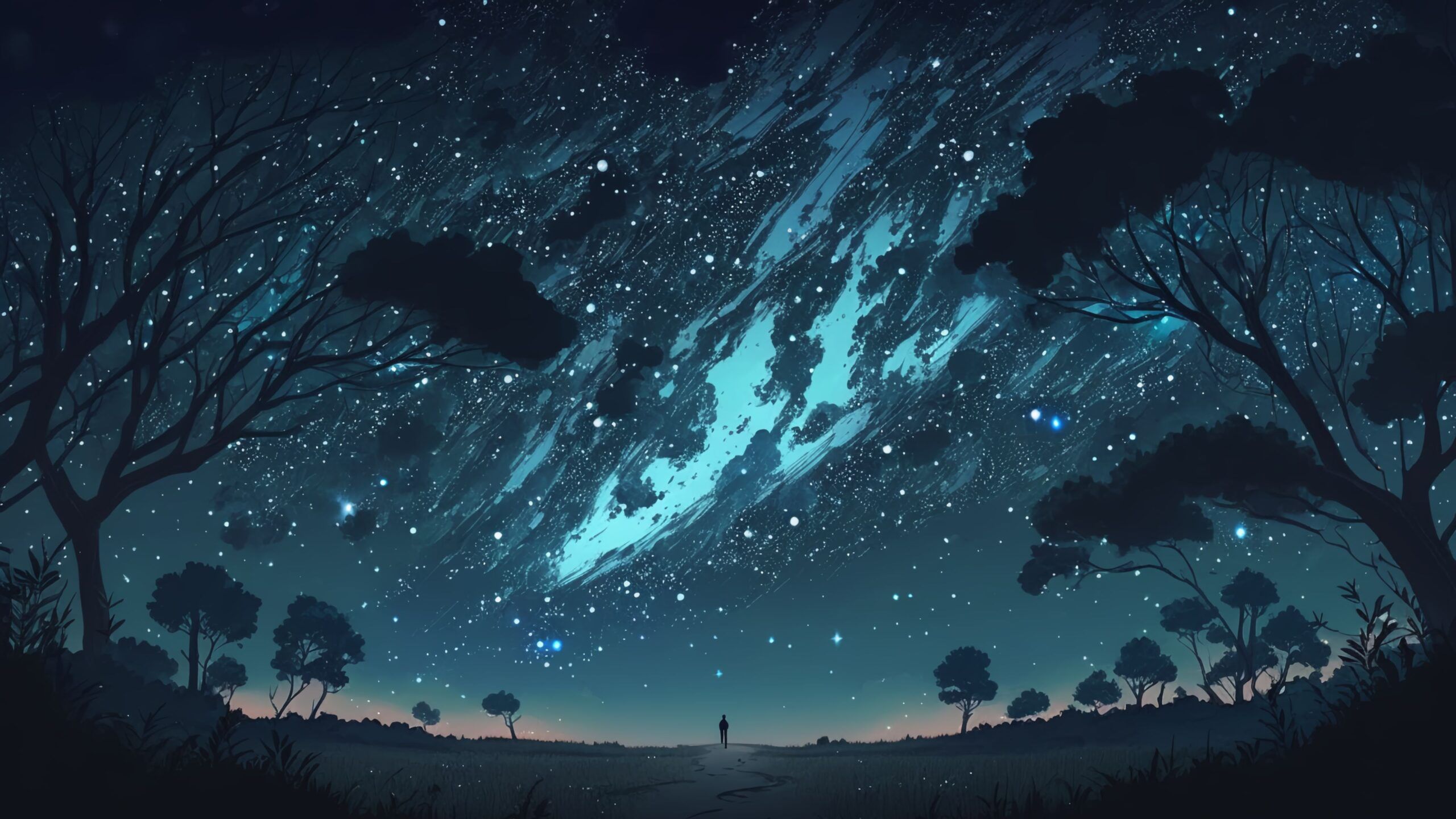 2560x1440 Best Anime Landscape 4k