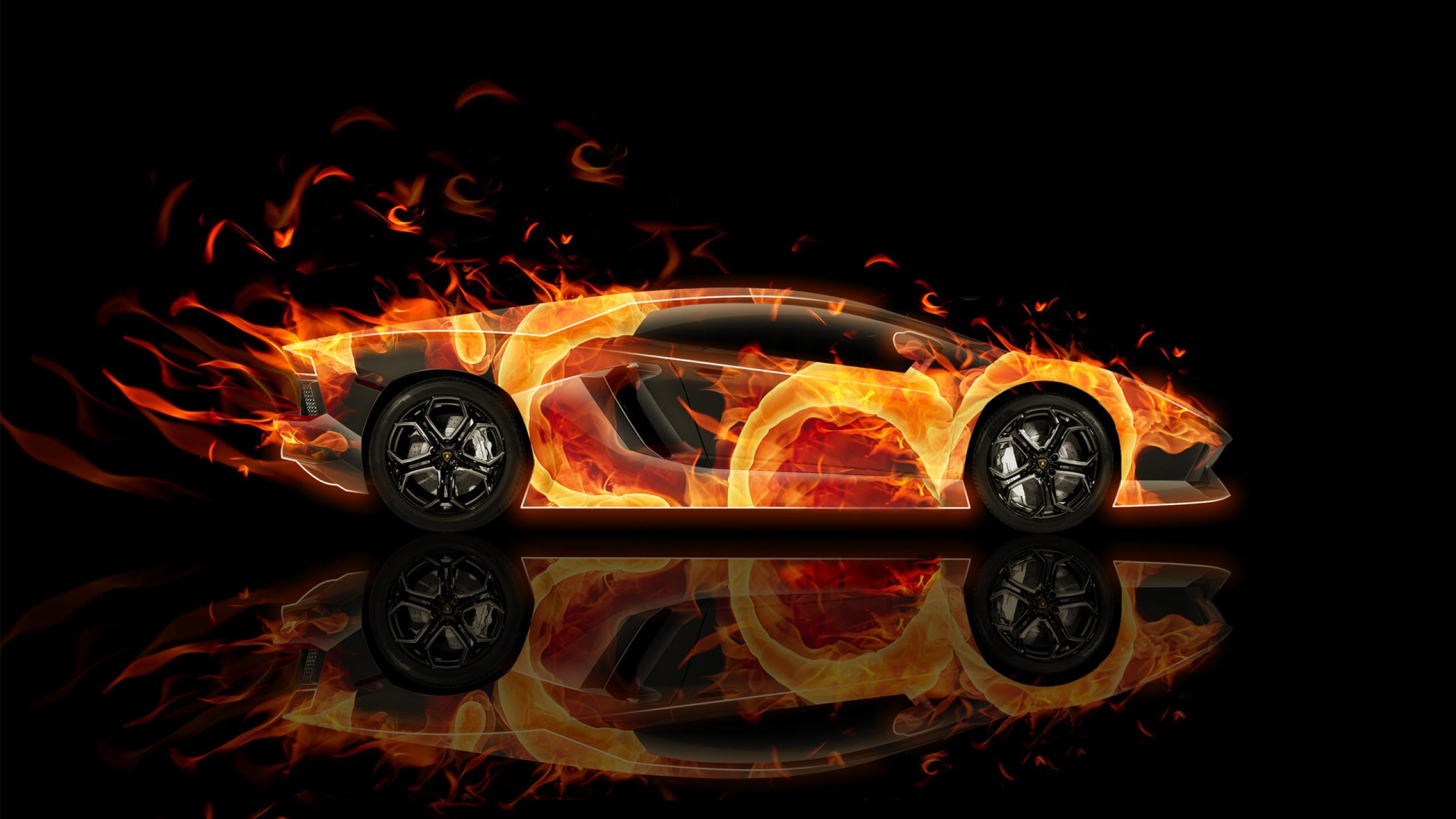 Lambo Fire iPhone Wallpaper HD  iPhone Wallpapers