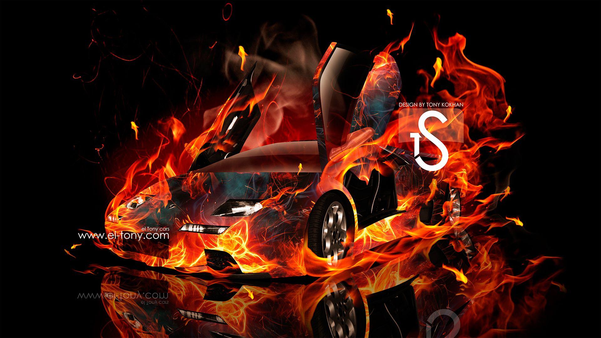 Lamborghini On Fire Wallpapers , Top Free Lamborghini On