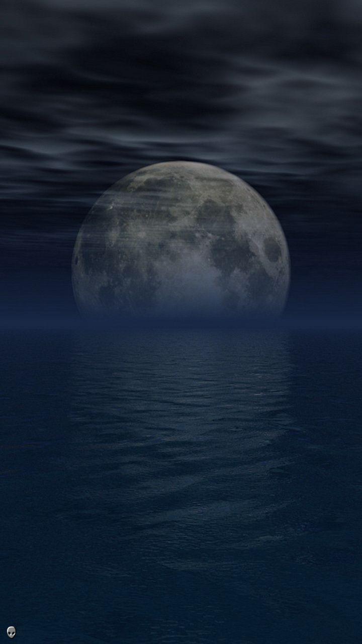 Ocean Moon Wallpapers - Top Free Ocean Moon Backgrounds - WallpaperAccess