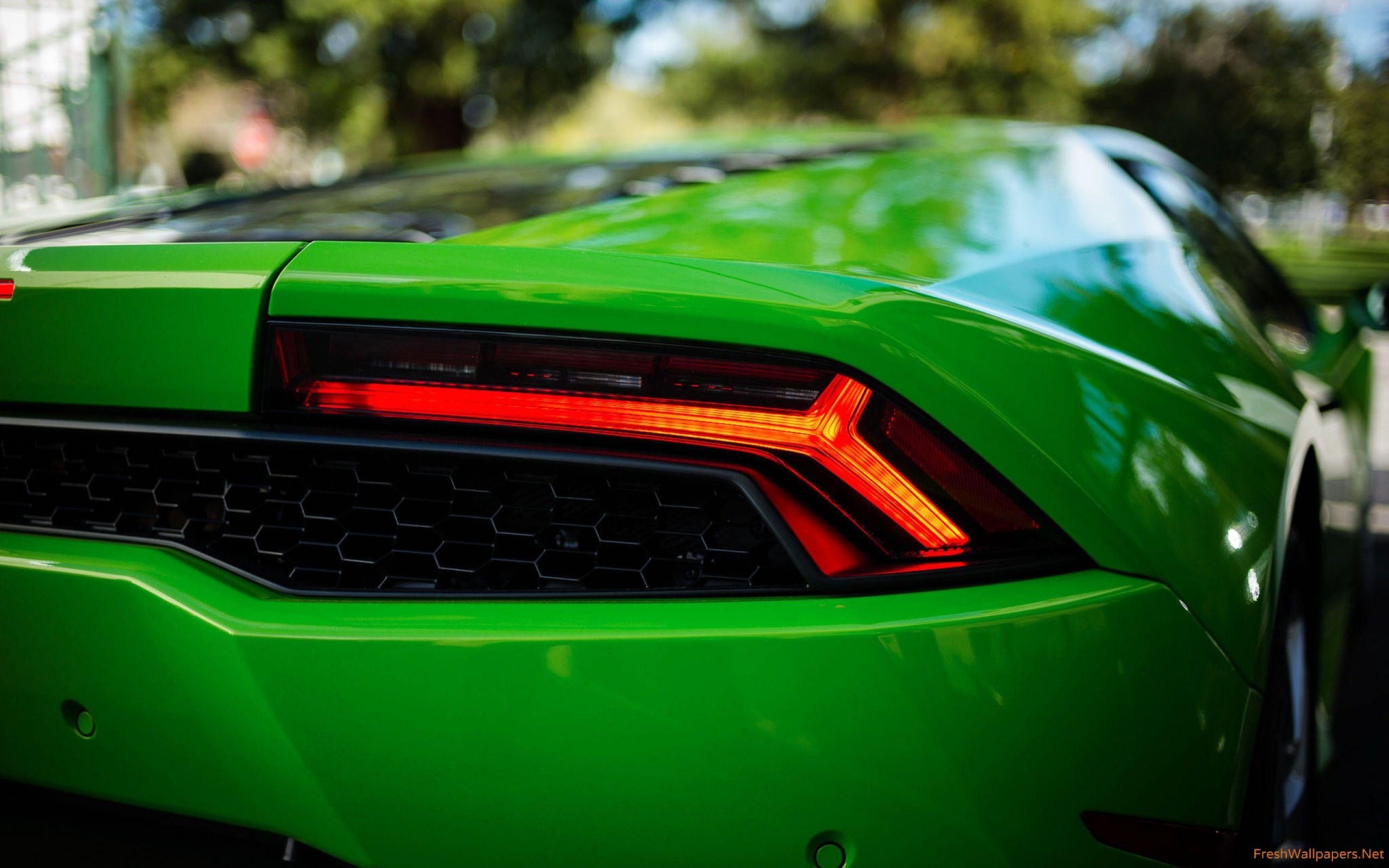 Hình nền đèn nền Lamborghini Huracan xanh 2560x1600