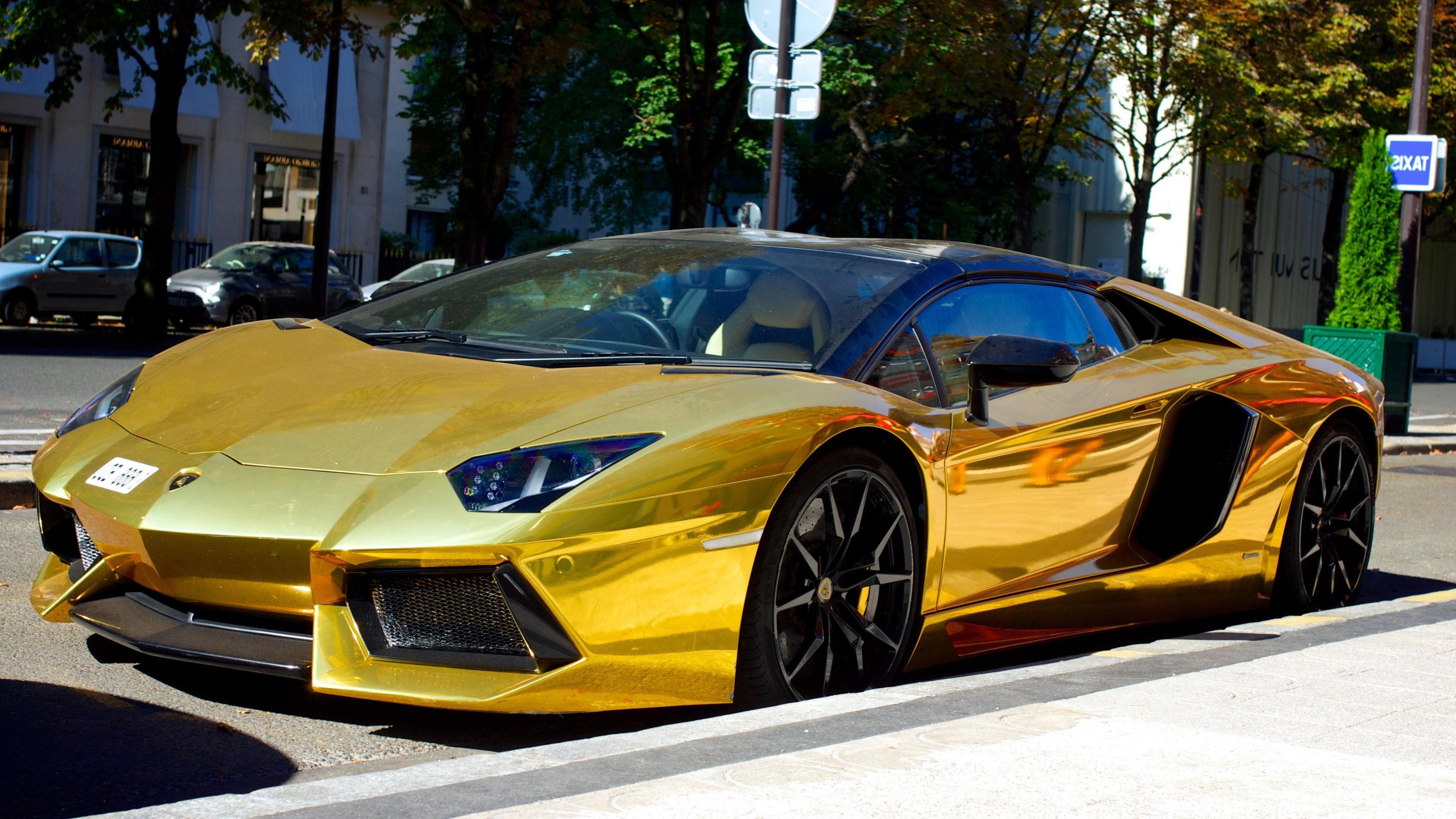 Golden Lamborghini Wallpapers - Top Free Golden Lamborghini Backgrounds 