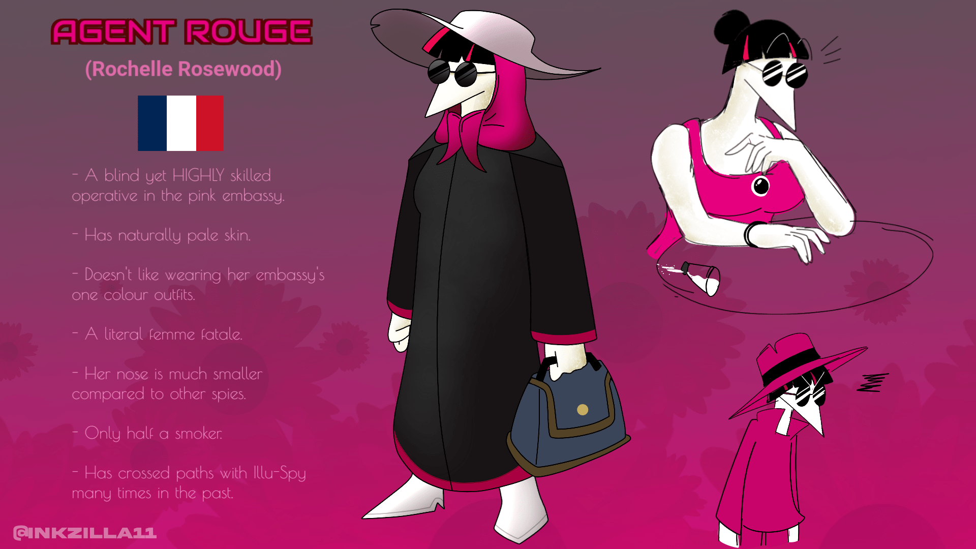 1920x1080 Agent Rouge [Spy vs Spy OC]