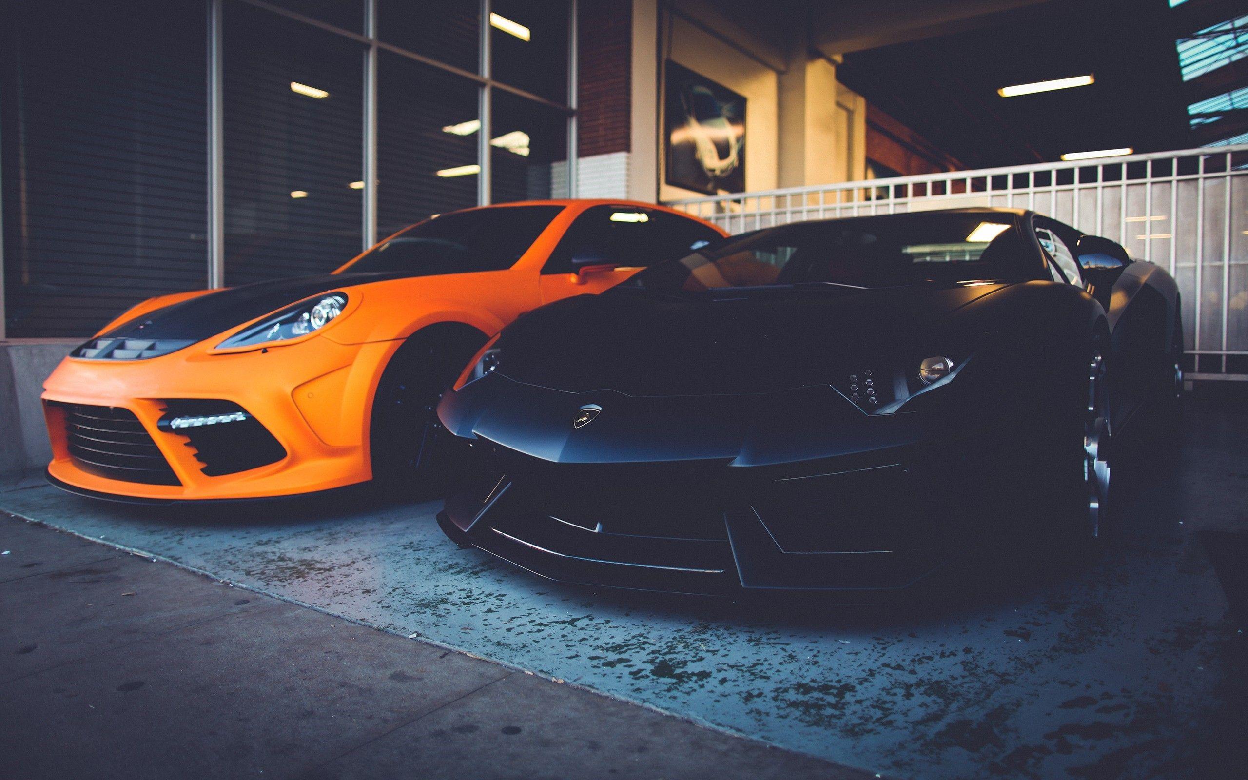 2560x1600 lamborghini aventador porsche panamera car black