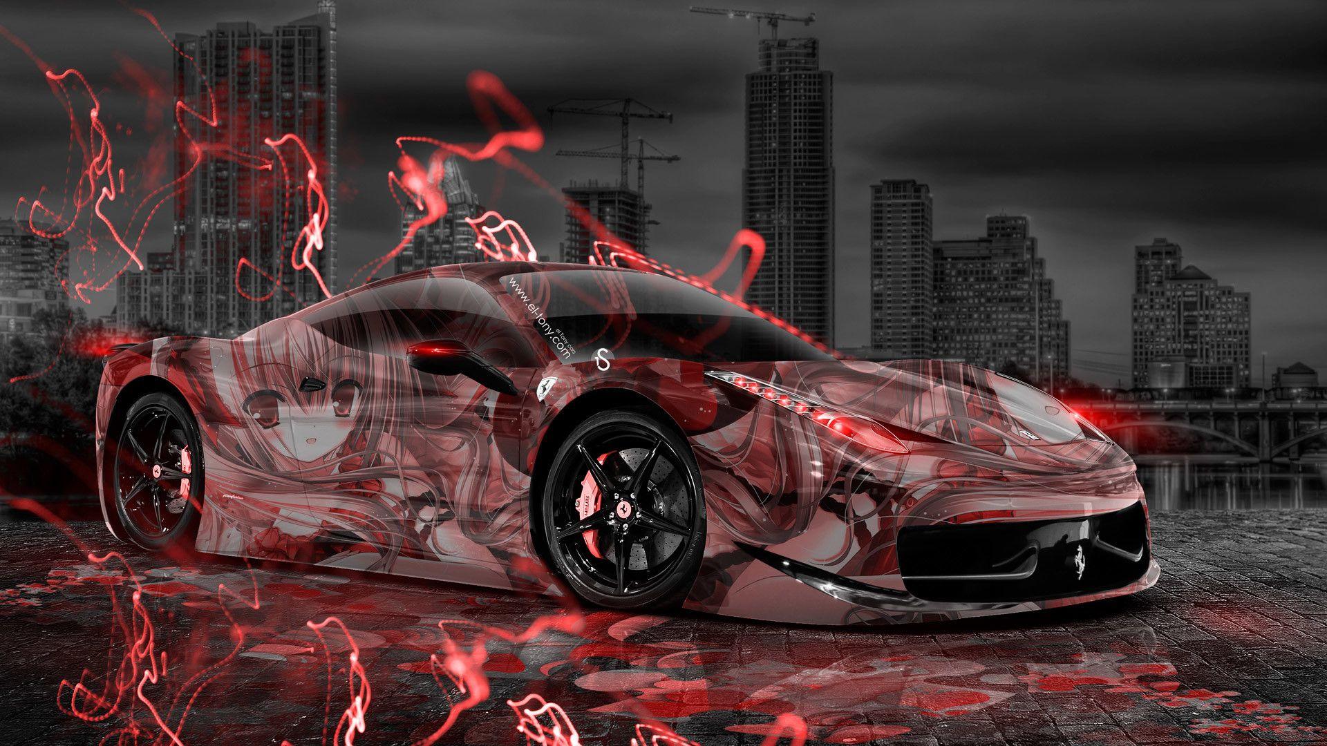 Neon Ferrari Wallpapers - Top Free Neon Ferrari Backgrounds