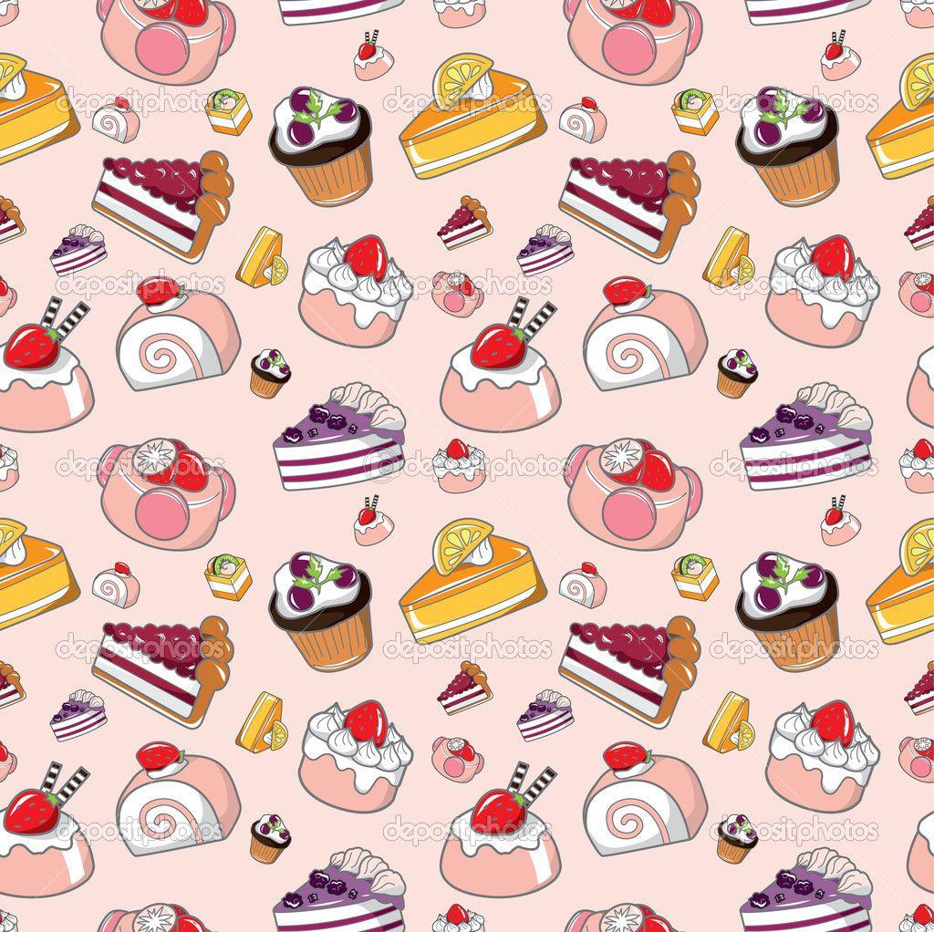 1024x1022 Cartoon Food Wallpaper