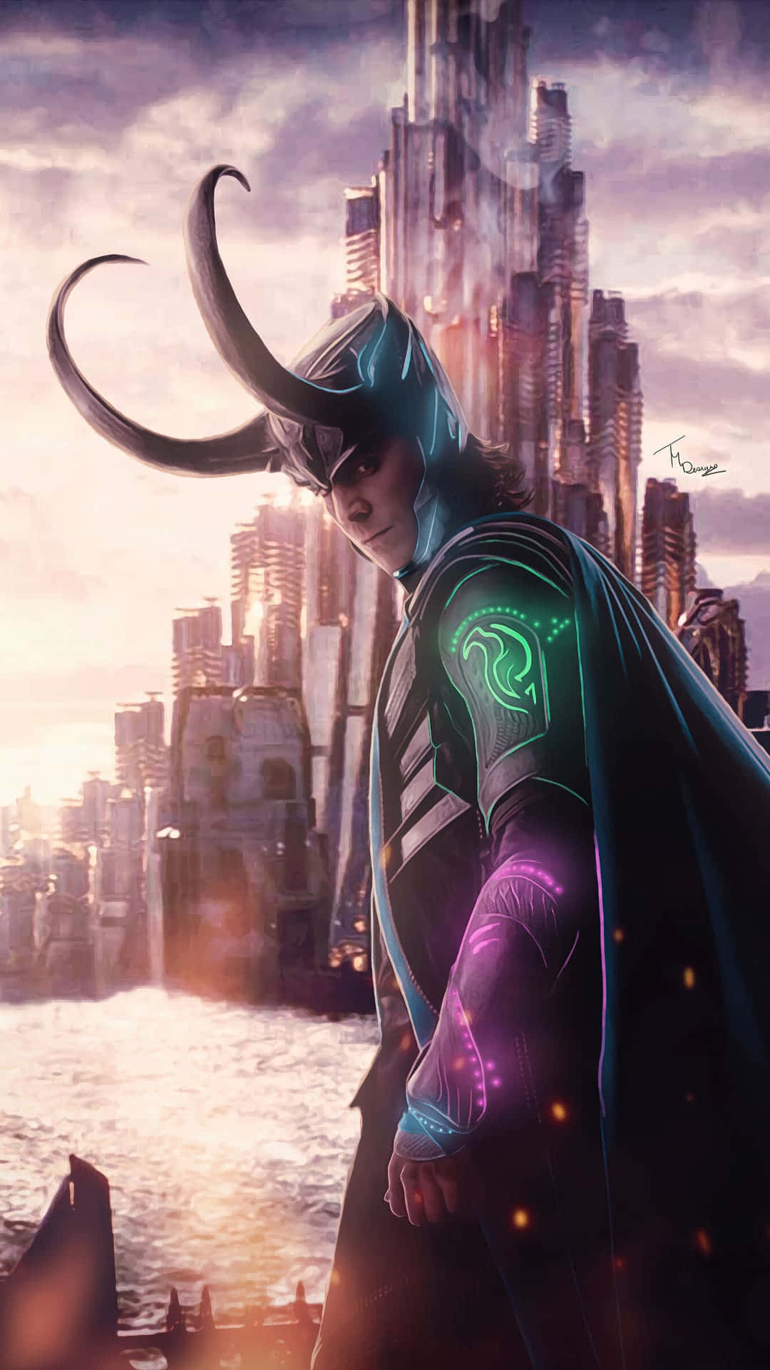 1080x1920 The God of Mischief. Wallpaper