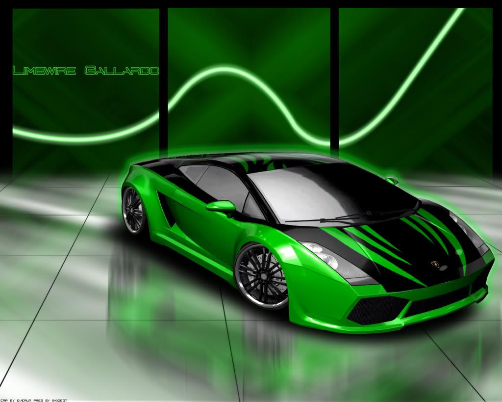 1024x819 Hình nền Lamborghini 21 màu xanh lá cây và đen