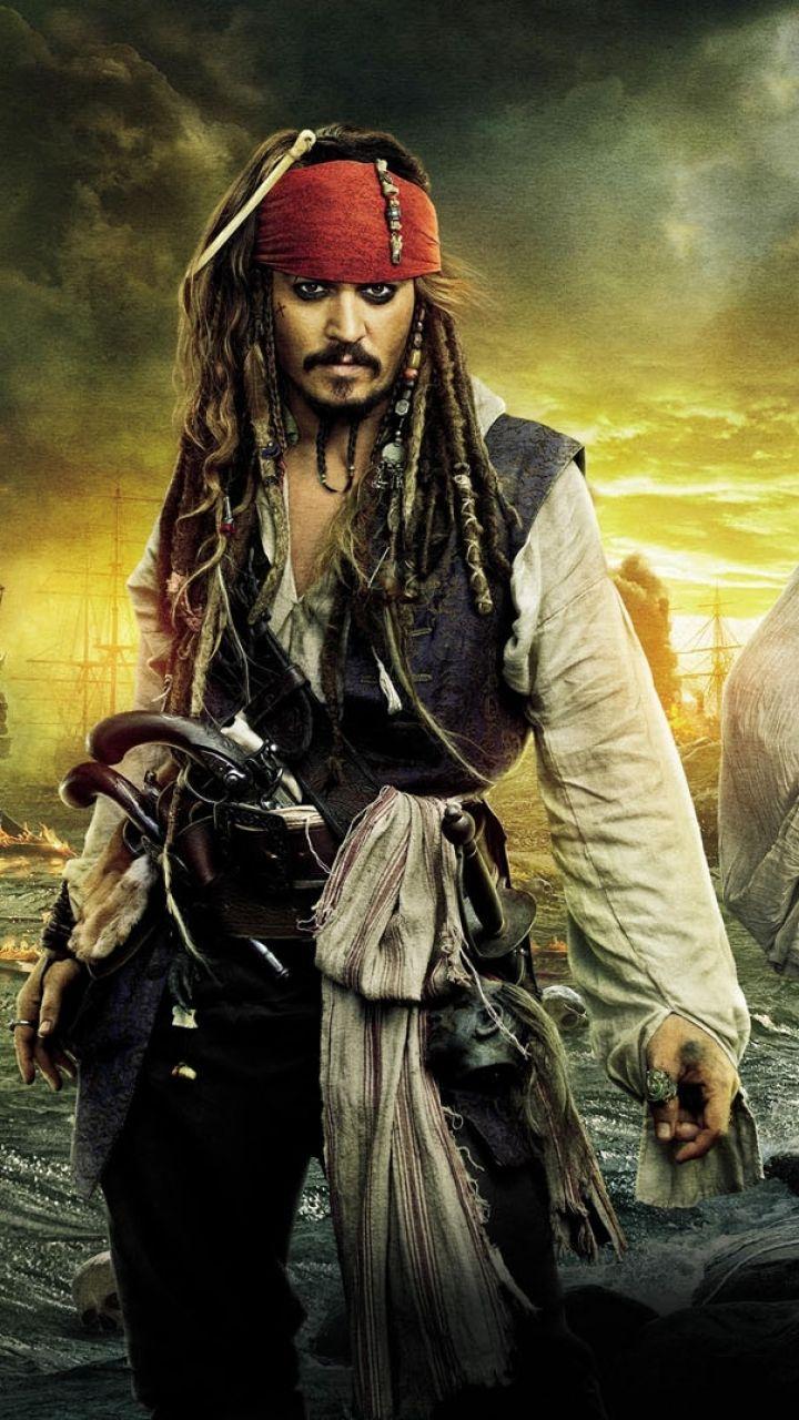Hình nền phim Jack Sparrow 720x1280 - Johnny Depp Pirates Of