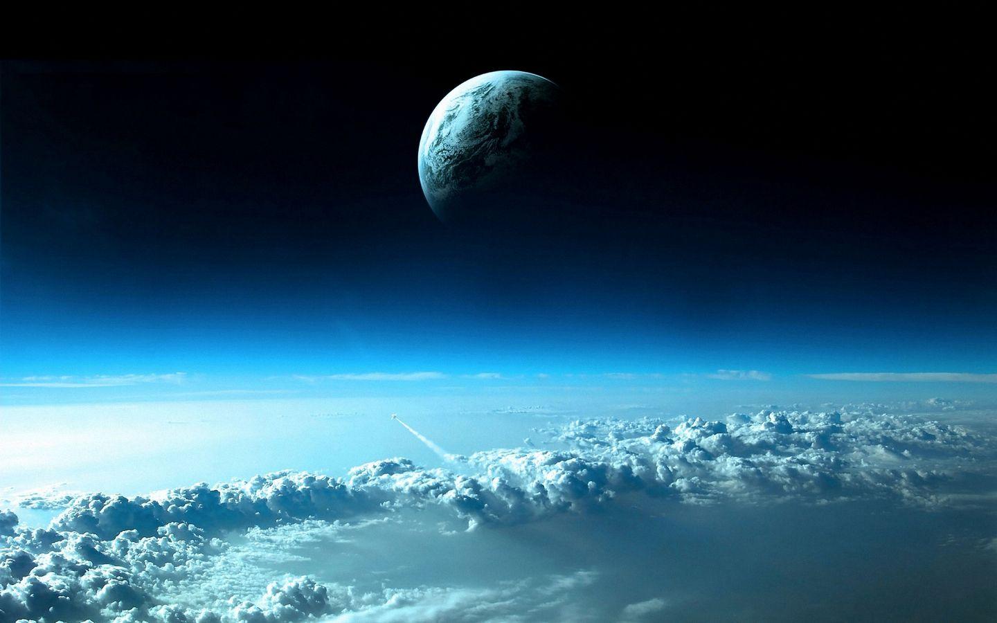 1440x900 Space Star Planet Desktop Wallpaper HD
