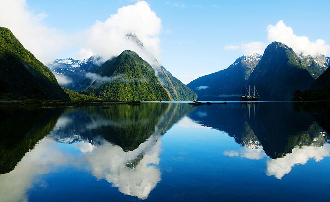 1280x786 New Zealand Nature Mountains Lake
