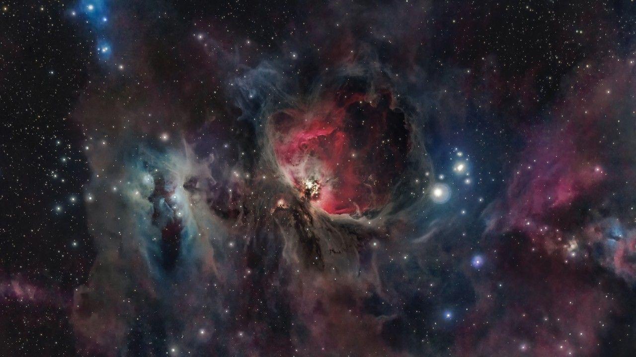 1280x720 Wallpaper Nebula, Galaxy, Stars, Planets, Space