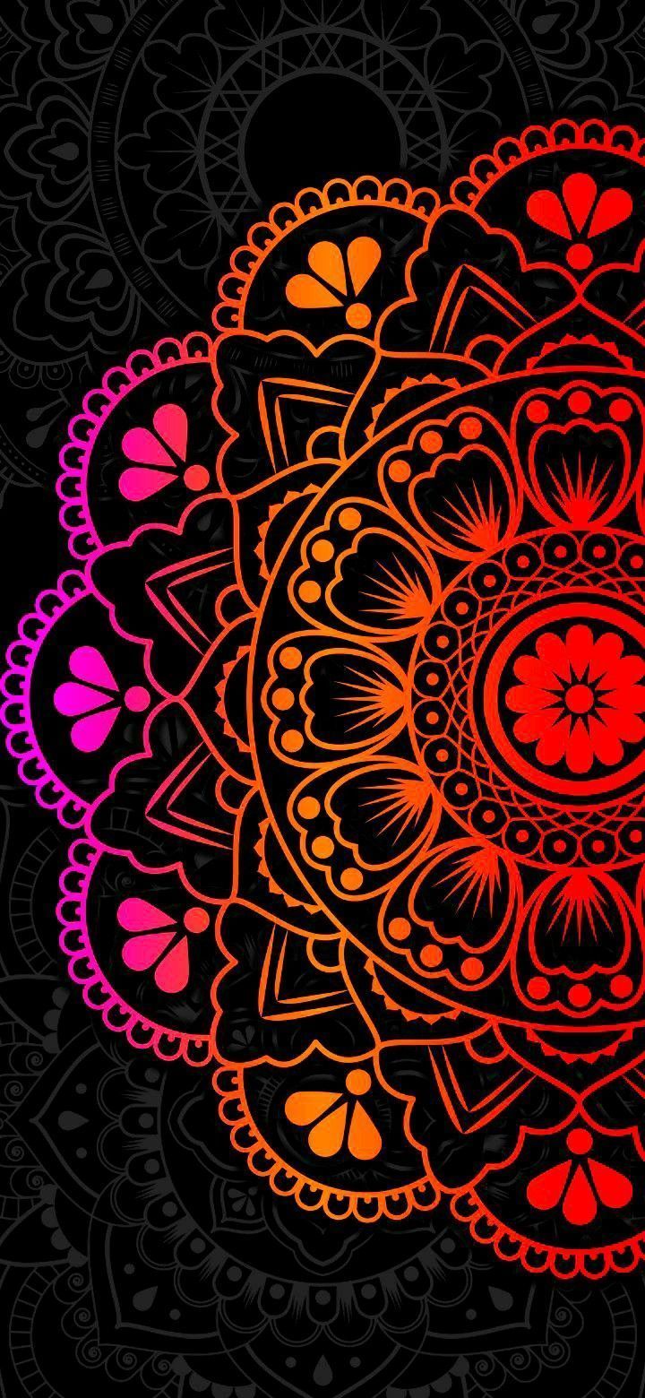 Red Mandala Wallpapers - Top Free Red Mandala Backgrounds - WallpaperAccess