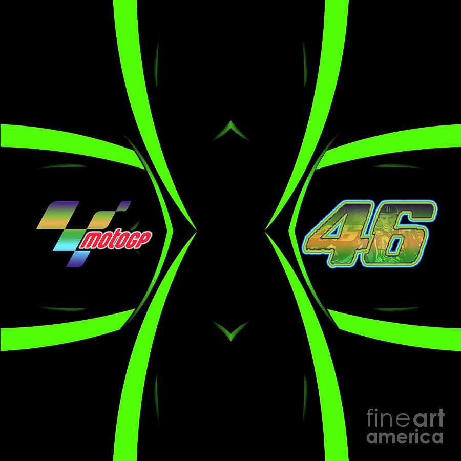 900x900 Motogp 46 Digital Art