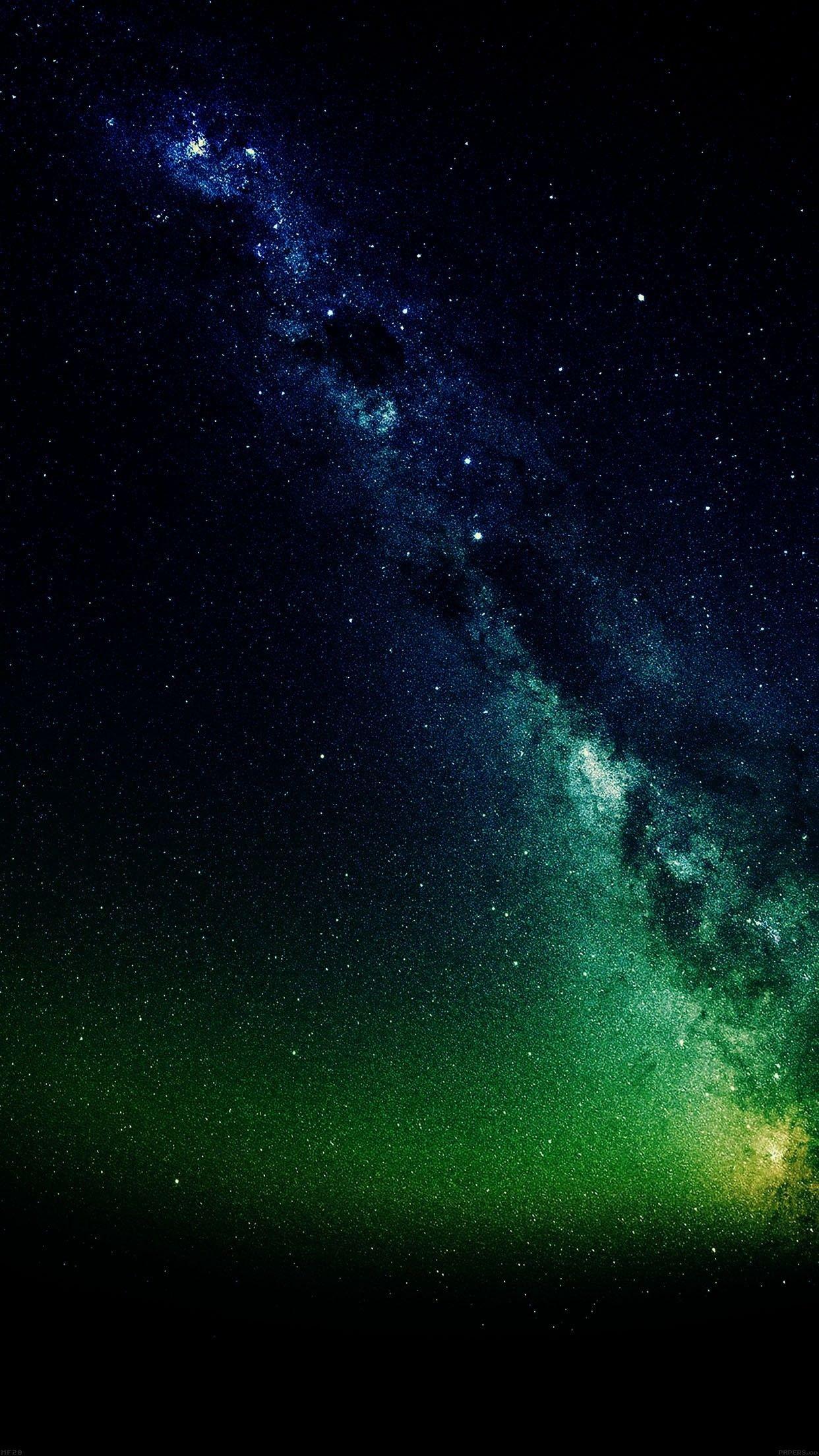 1242x2208 Green Space Wallpaper