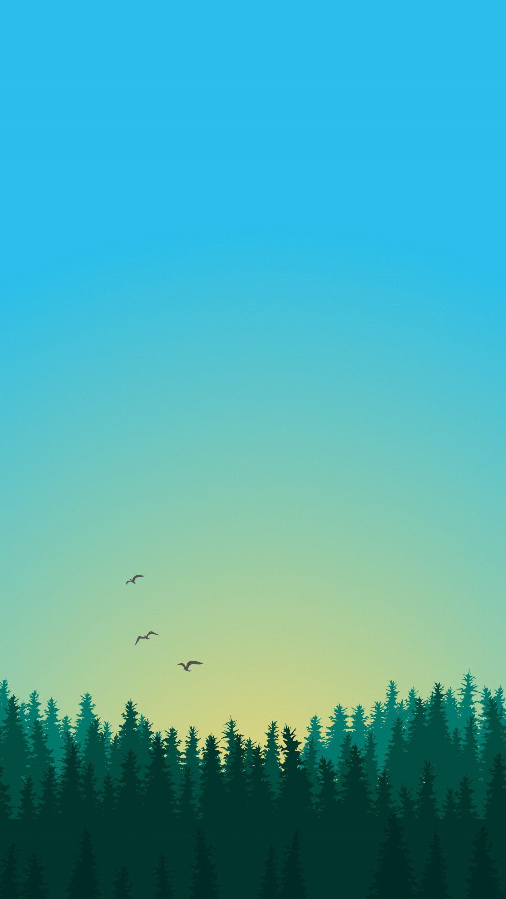 Minimal Green Wallpaper