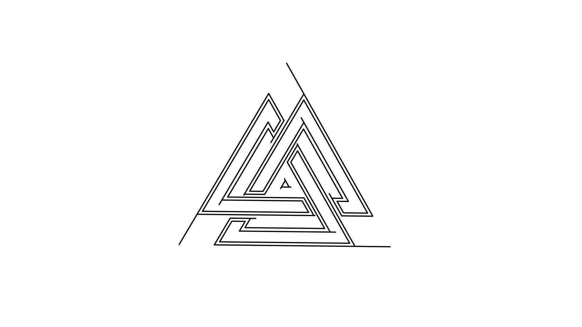 1920x1080 Minimalist Black and White Wallpaper at