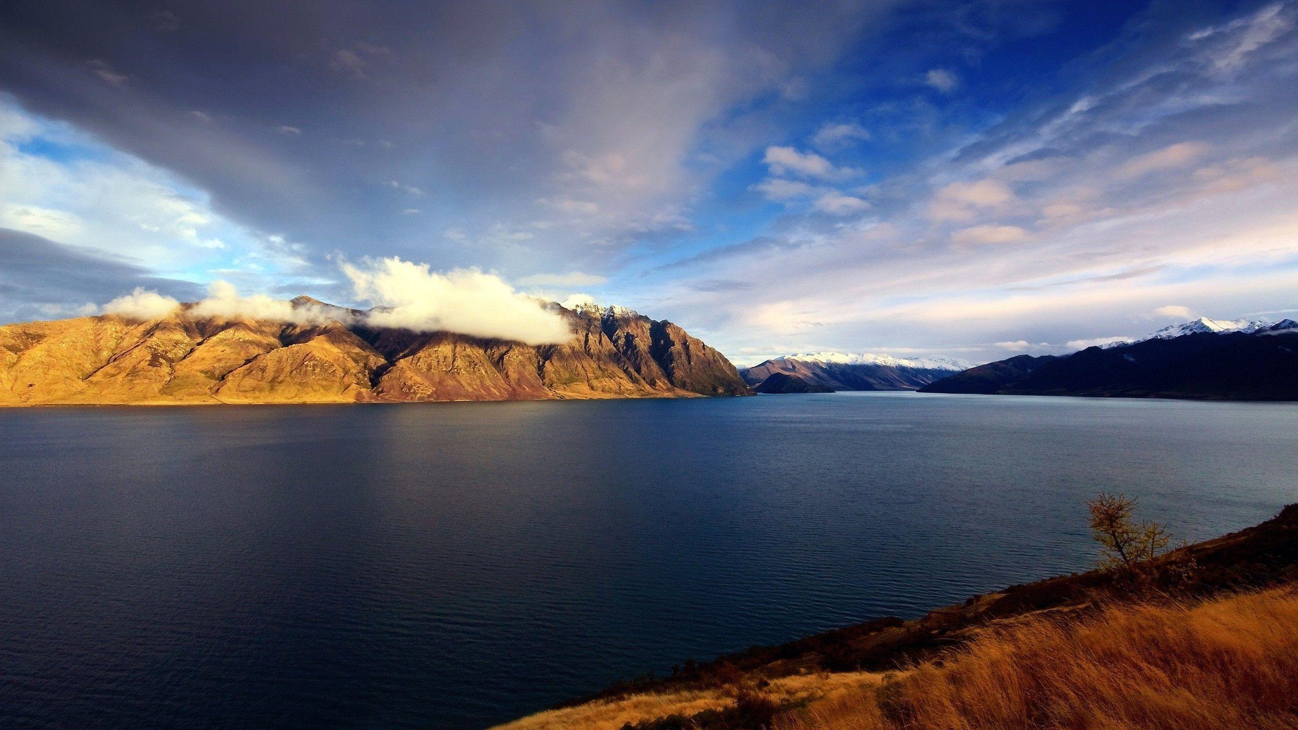 2560x1440 New zealand landscapes nature wallpaper. PC