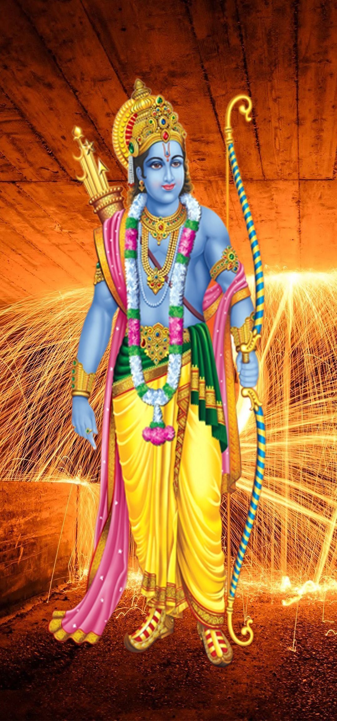 1080x2312 God rama Wallpaper Download