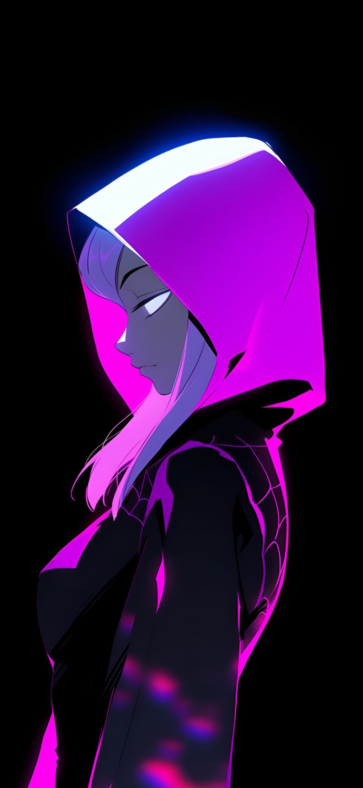 1181x2560 Aesthetic Spider Gwen Wallpaper