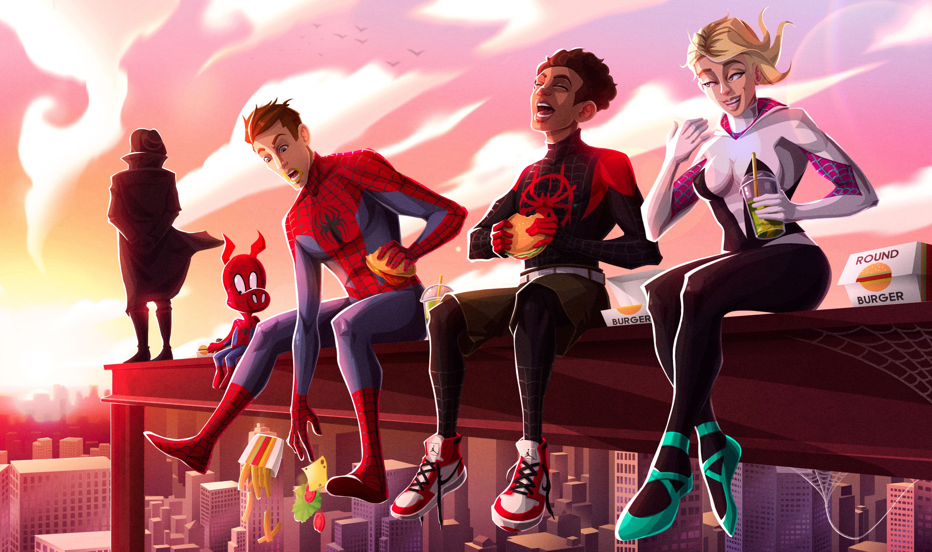 Spiderman and Spider Gwen Wallpapers - Top Free Spiderman and Spider ...