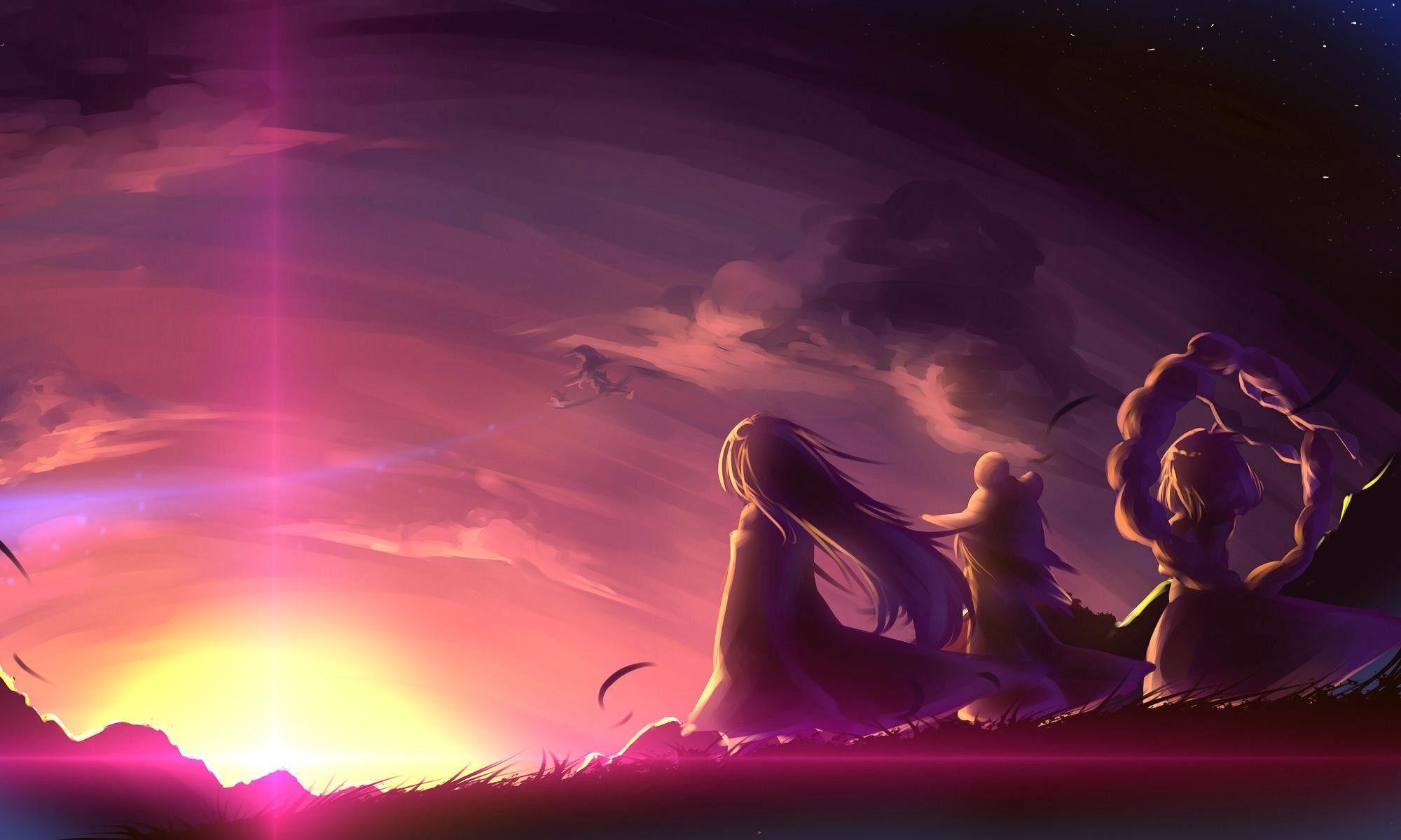 Anime Sunset Wallpapers Top Những Hình Ảnh Đẹp