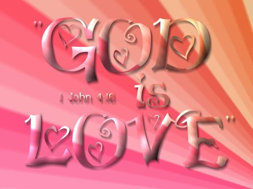 1024x768 Christian Wallpaper With Bible Verses About Love