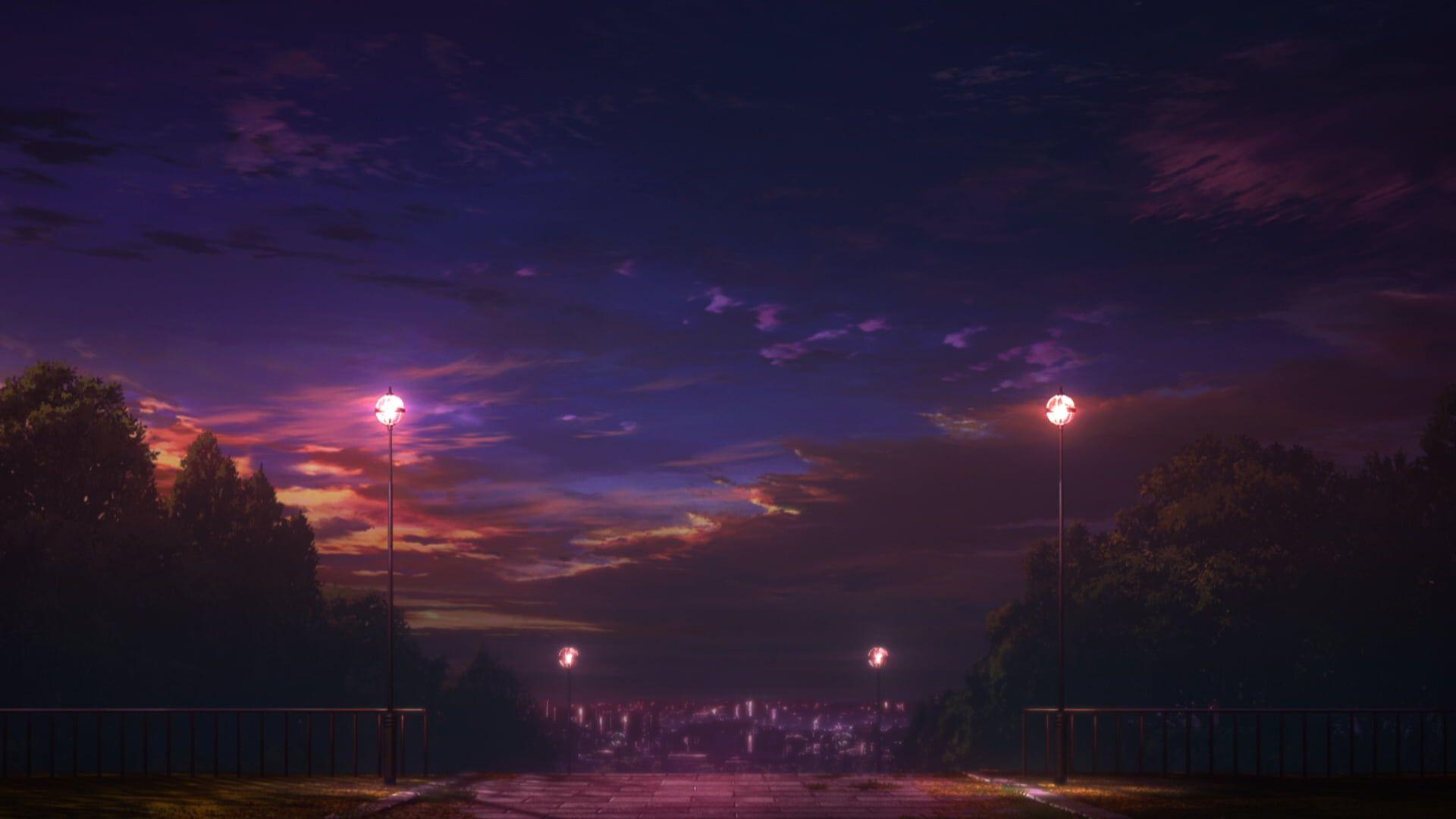 1920x1080 Two Black Post Lamps, Fate Stay Night, Anime, Fate Series