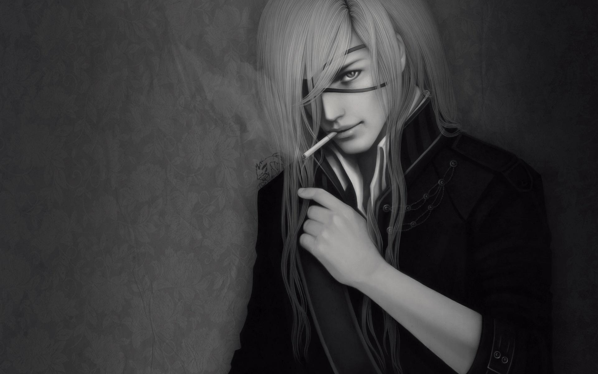 1920x1200 Smoking Guy HD desktop wallpaper : Widescreen : High