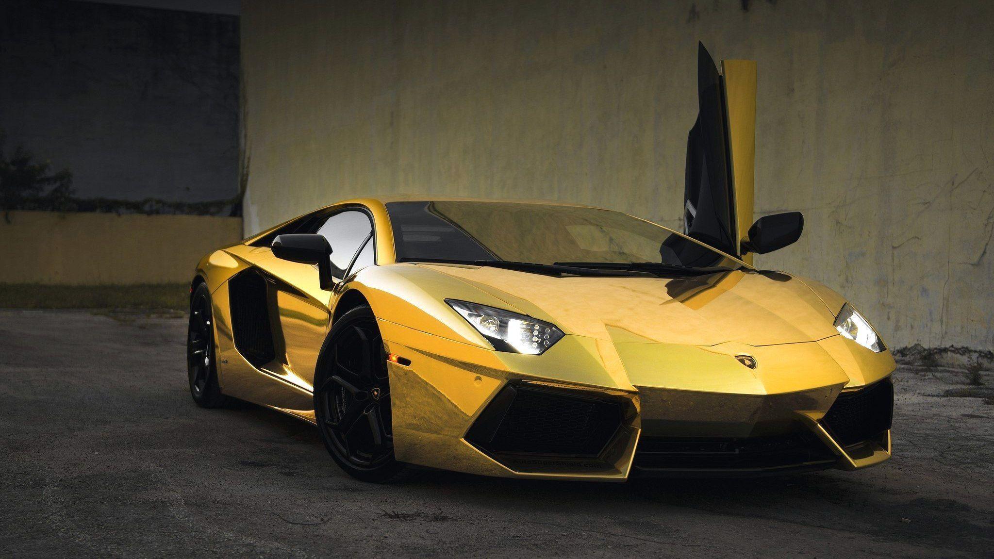 Golden Cars Wallpapers Top Free Golden Cars Backgrounds Wallpaperaccess