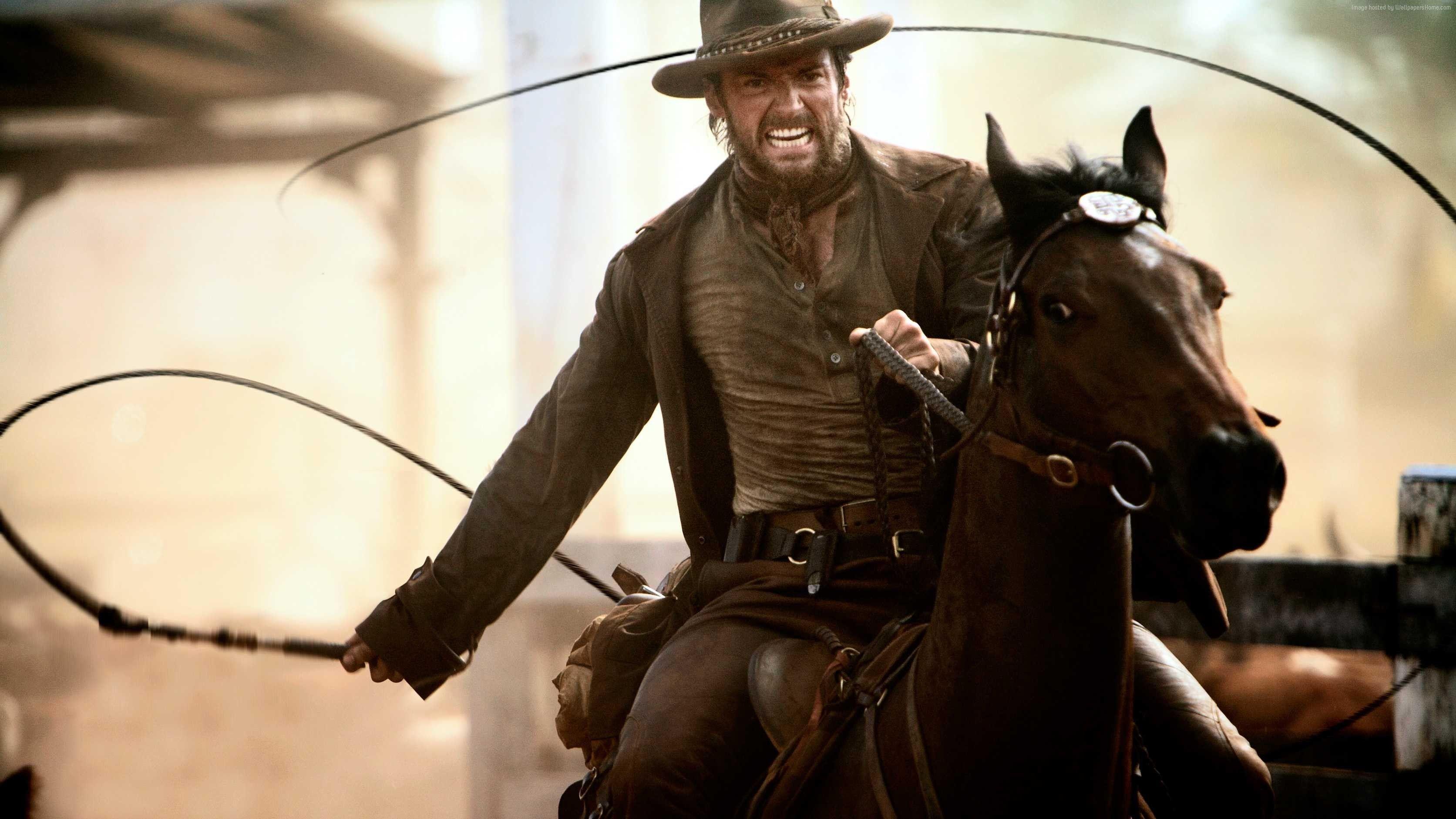 3345x1882 Cowboy Horse Wallpaper