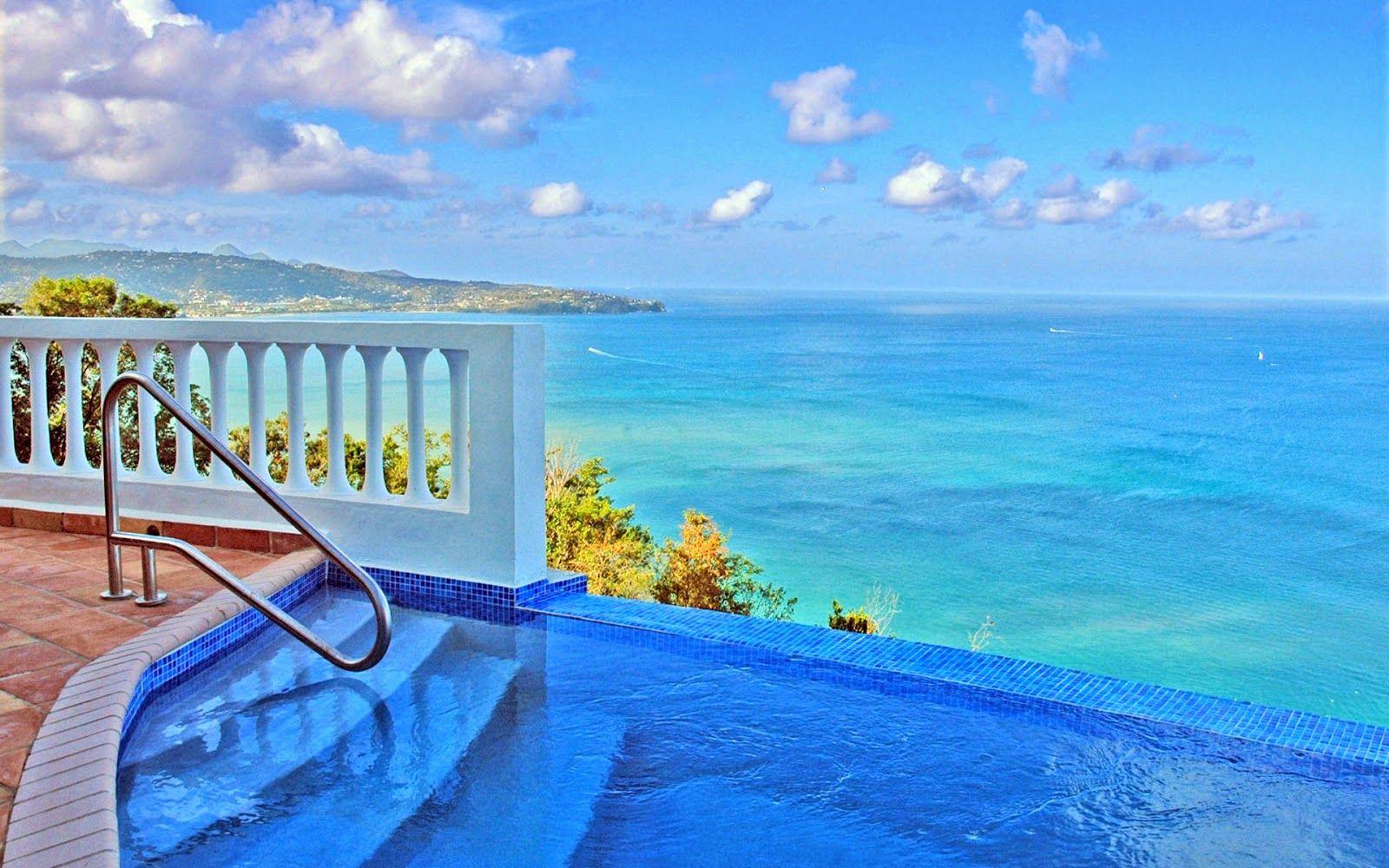 1600x1000 Nature Full HD Swimming Pool Beach Image