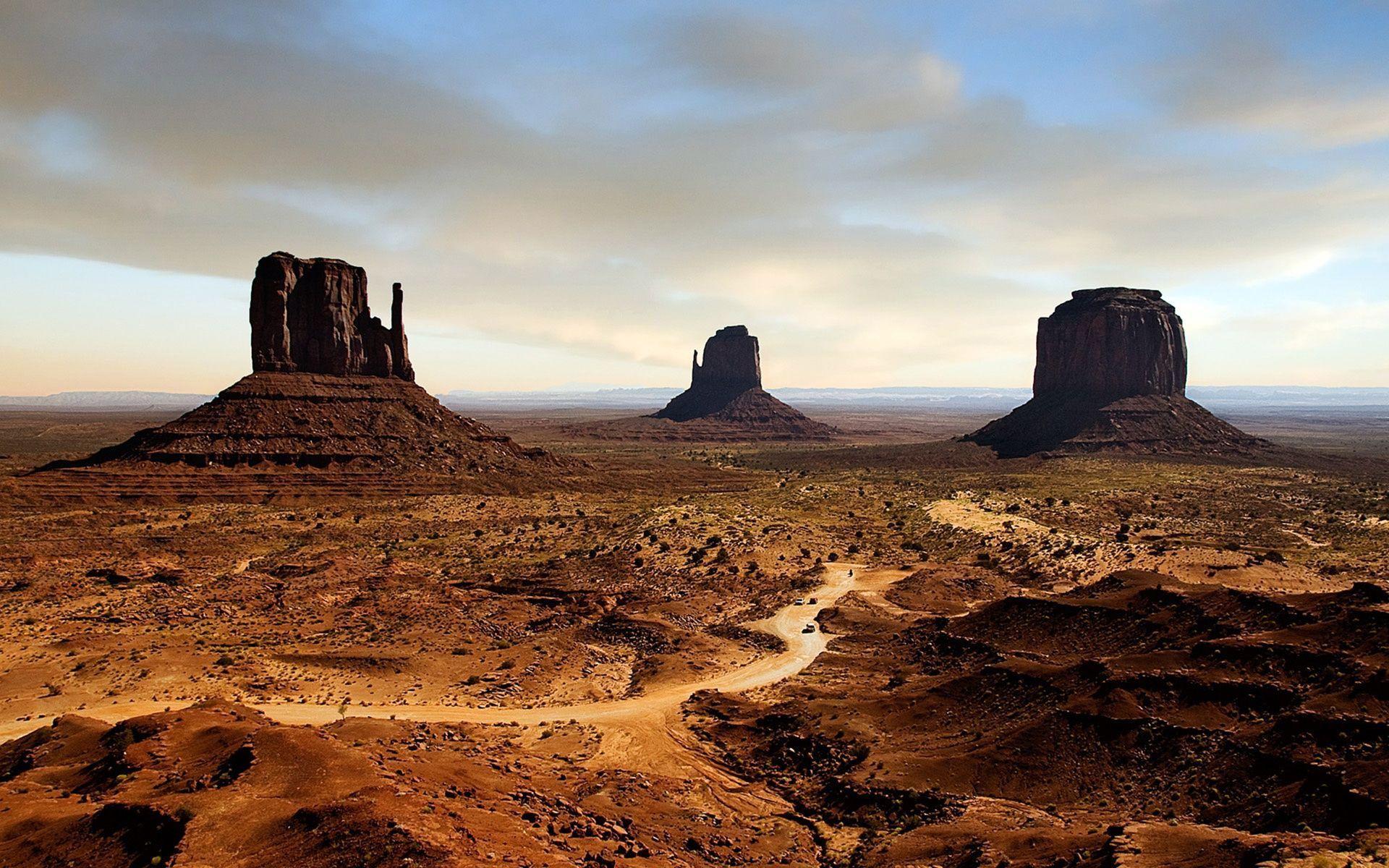1920x1200 Arizona Desert Sunset Mountains HD Wallpaper in HD. Art
