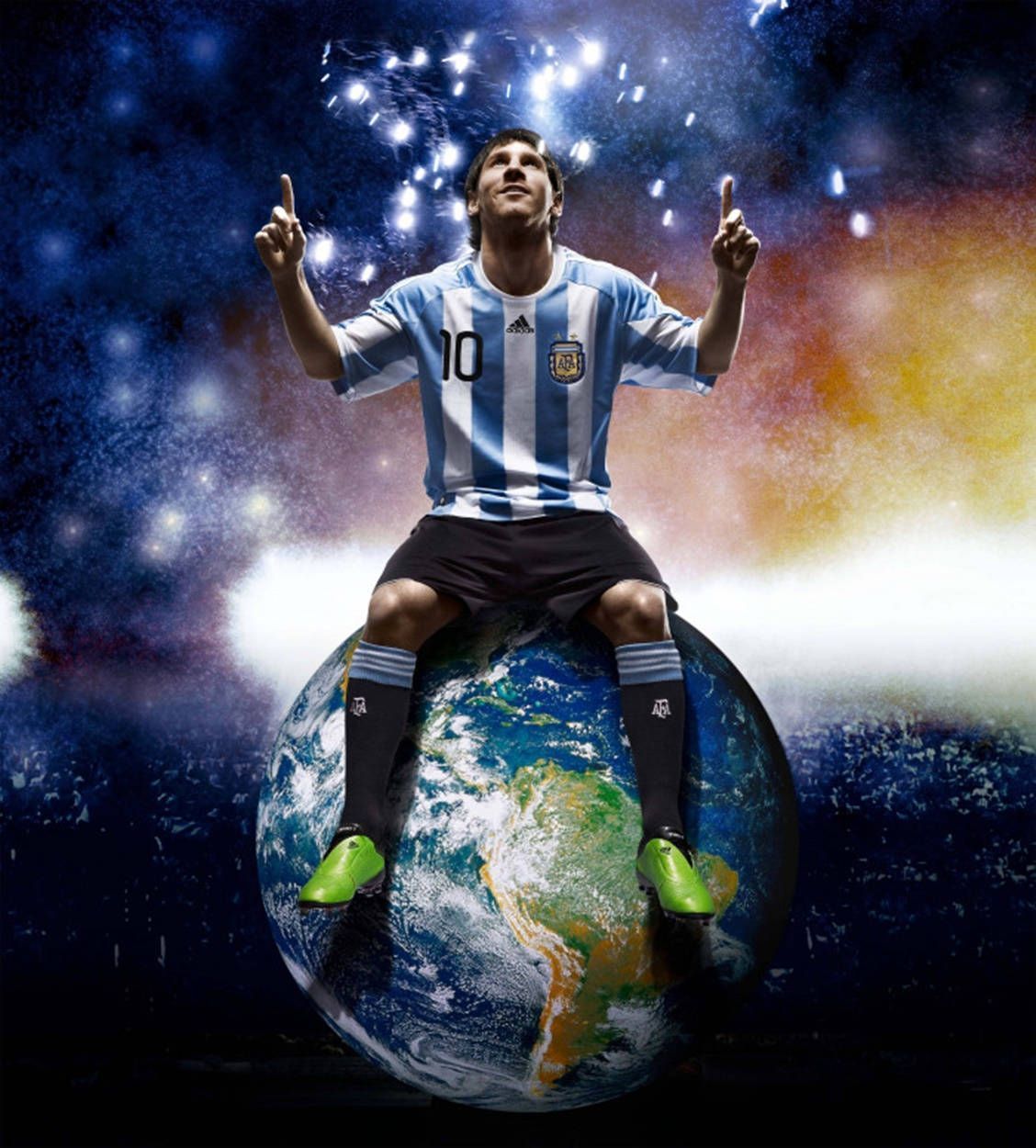 1128x1250 Download Earth Messi Argentina Wallpaper