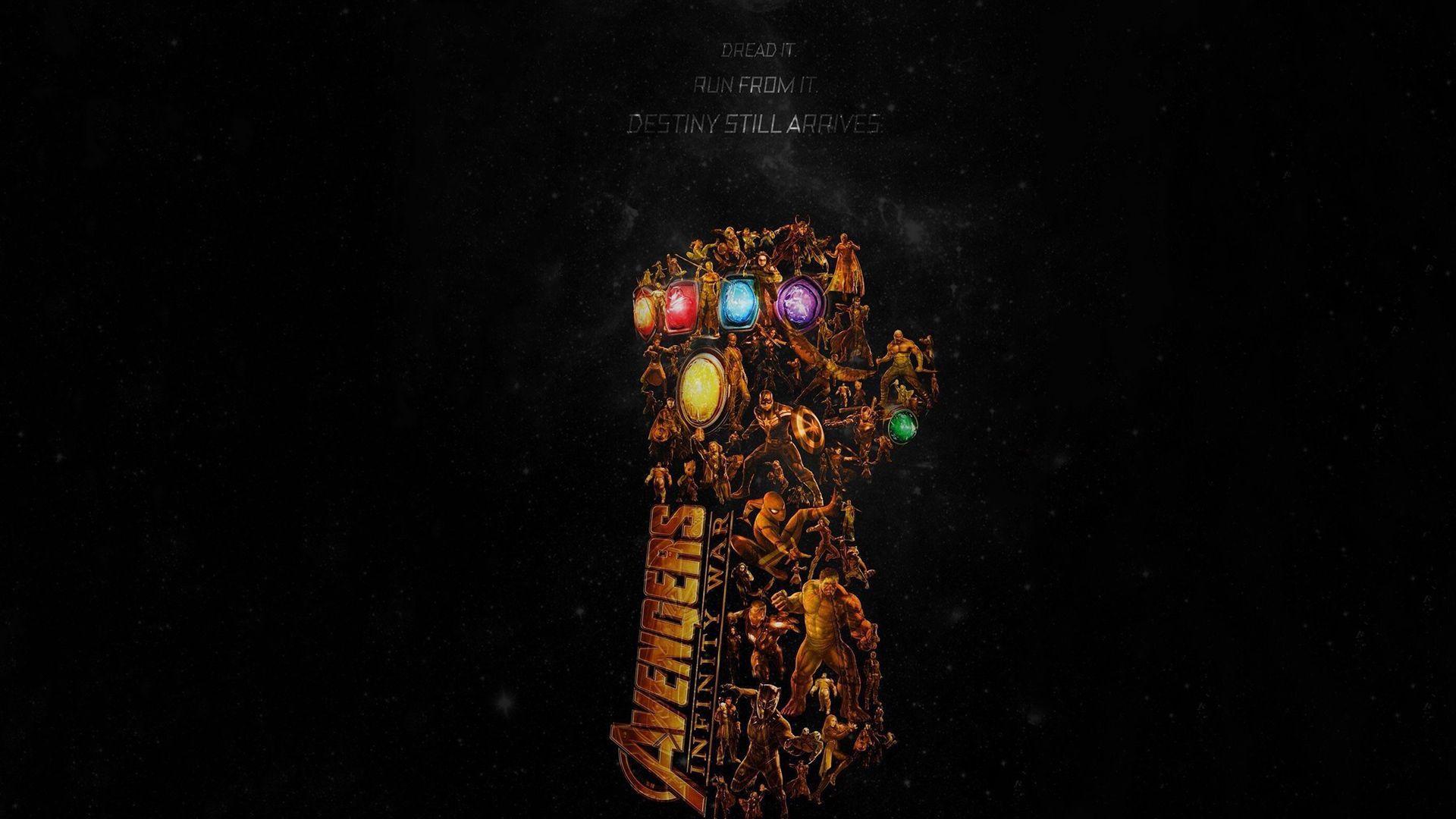 Avengers Endgame  Ironman with infinity gauntlet 2K wallpaper download