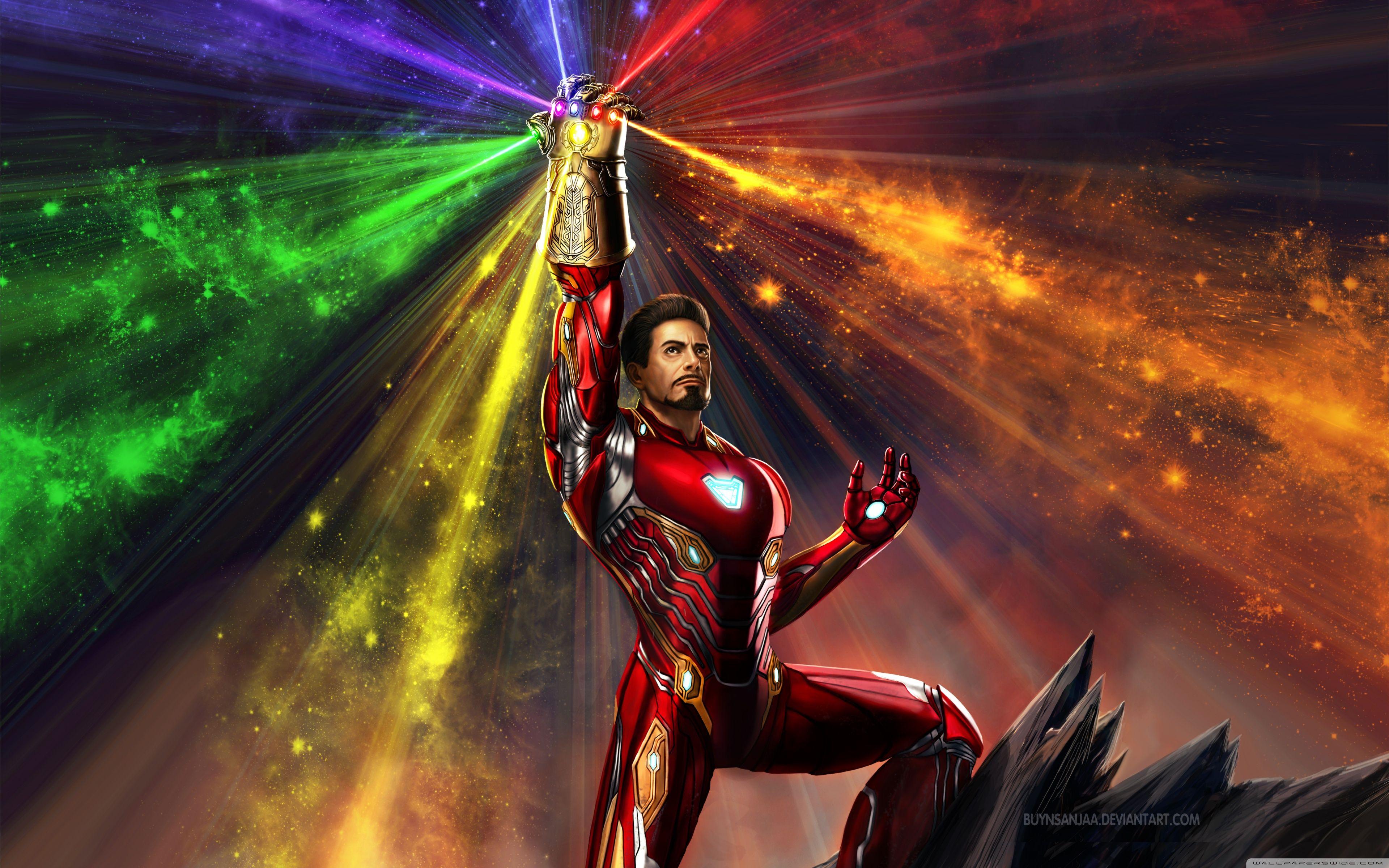 3840x2400 Iron Man Gauntlet Wallpaper