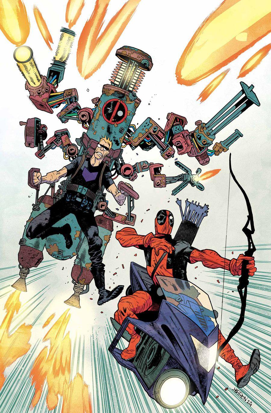 900x1370 James Harren vs Deadpool. Comics