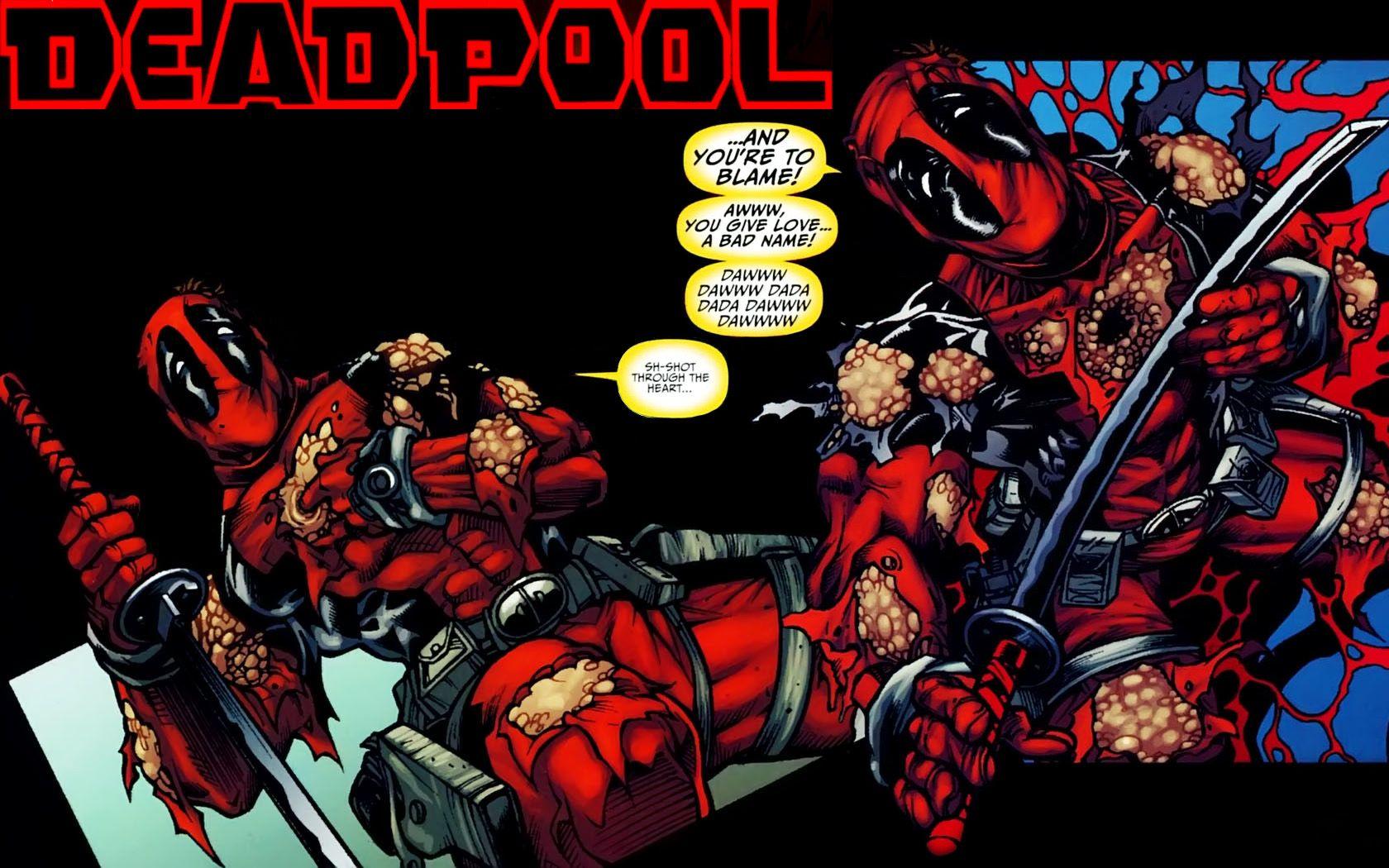 1680x1050 Funny Deadpool Wallpaper