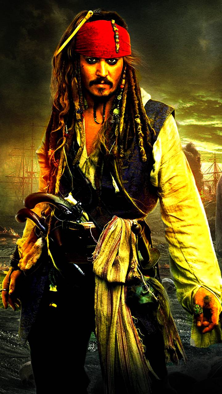 720x1280 Captain Jack Sparrow Wallpaper