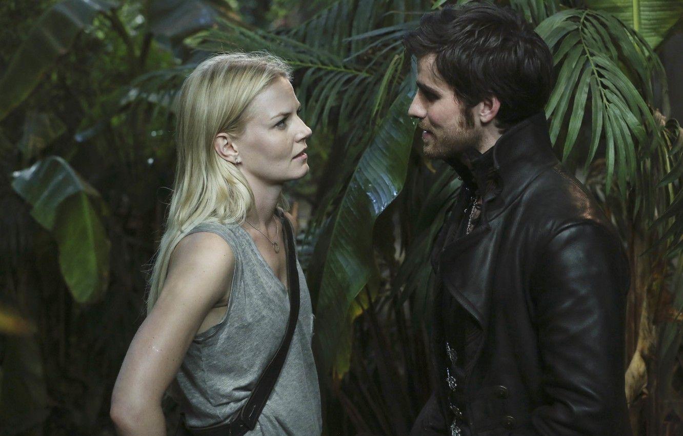1332x850 Wallpaper Once upon a time, Killian Jones, Emma Swan image