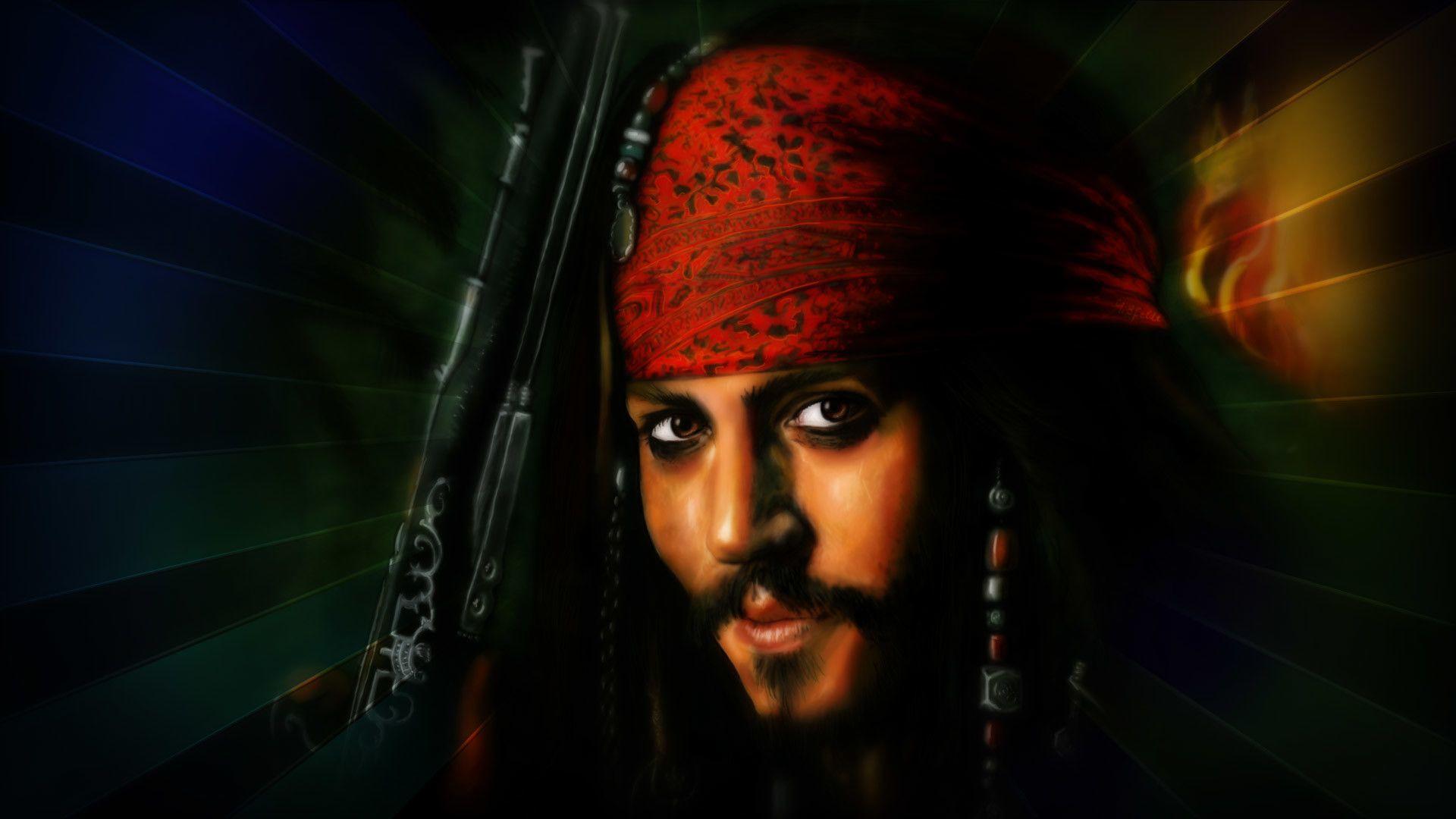 1920x1080 Captain Jack Sparrow Wallpaper