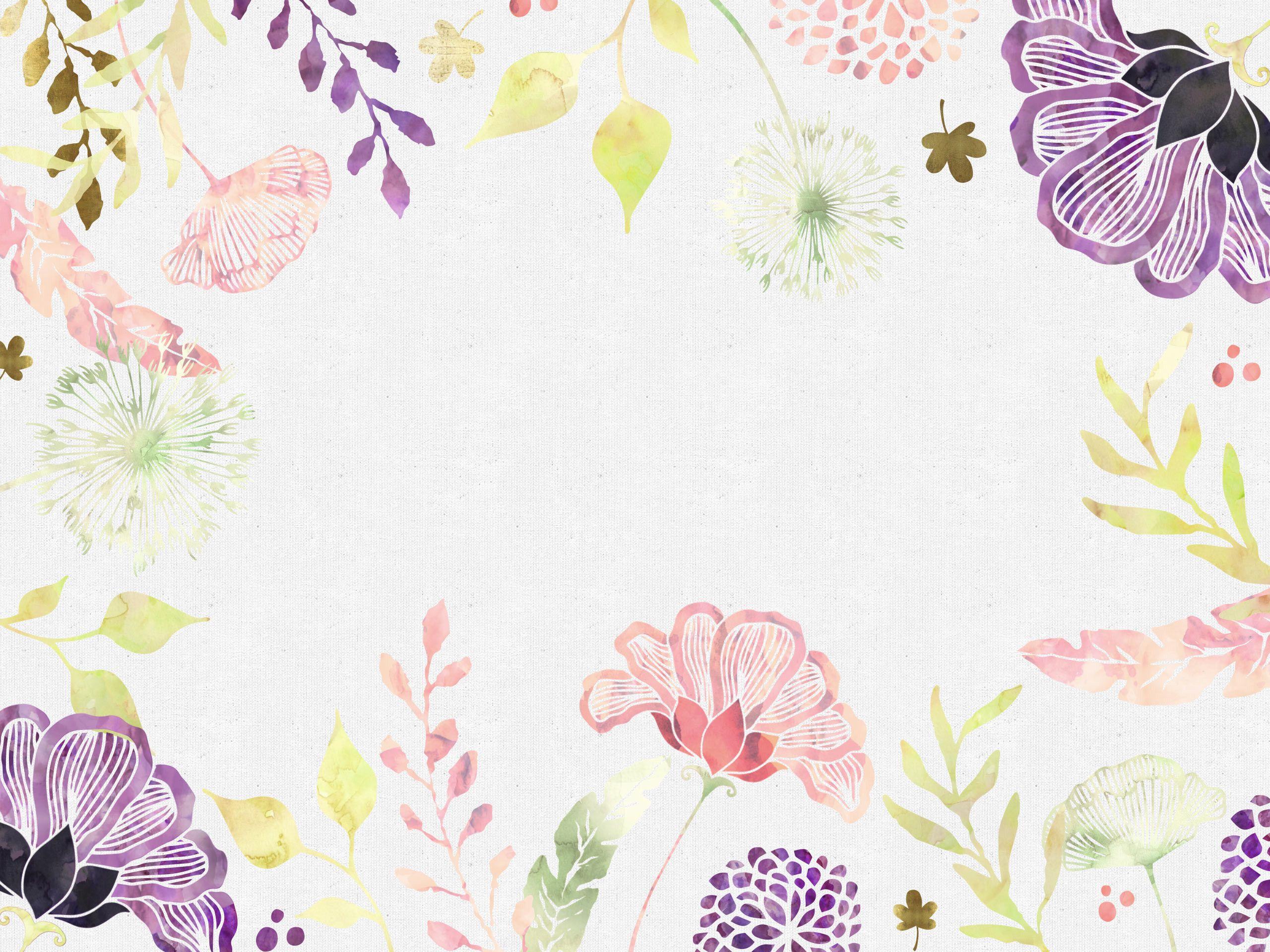 Simple Floral Desktop Wallpapers Top Free Simple Floral Desktop